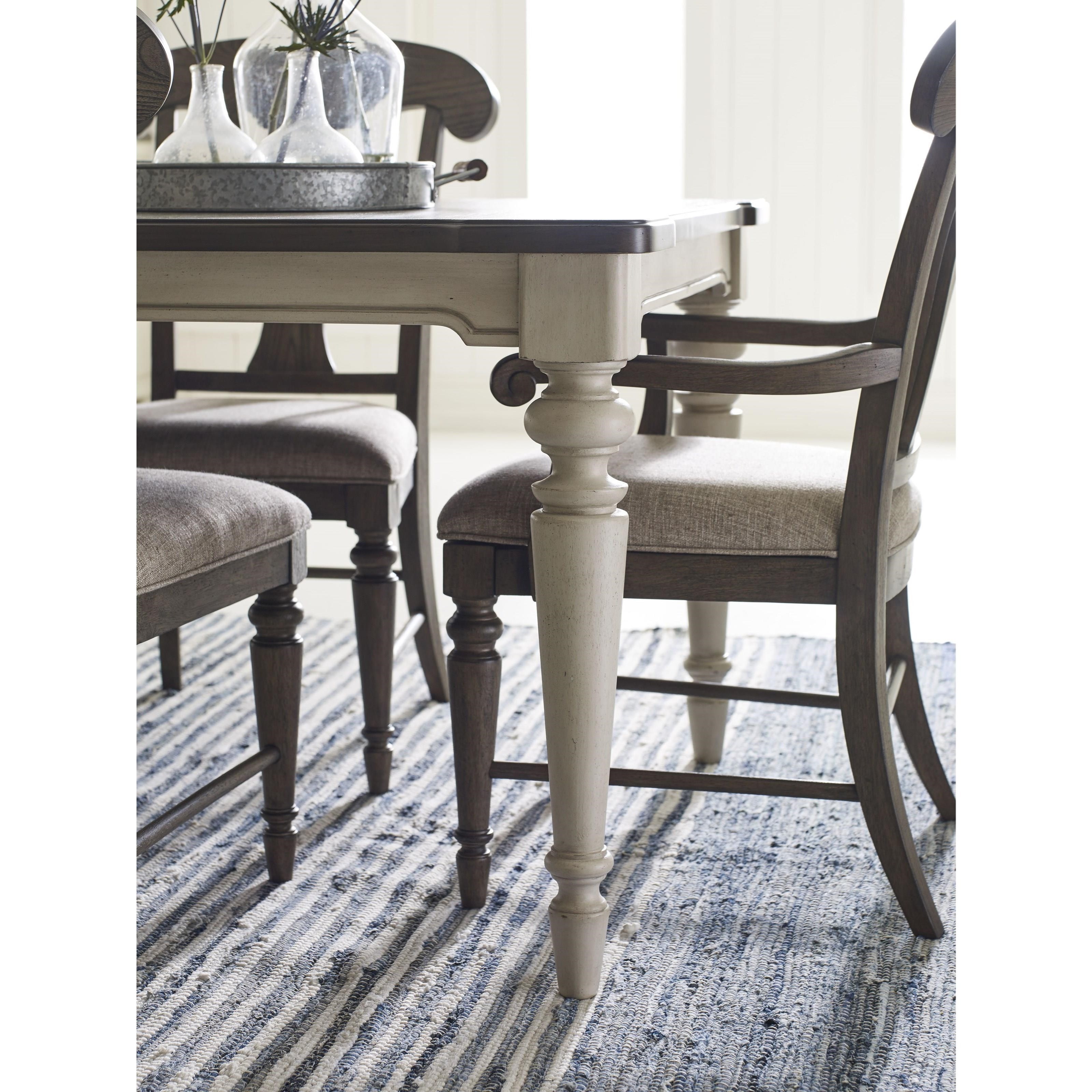 Legacy Classic Brookhaven Rectangular Table with Turned Legs Darvin