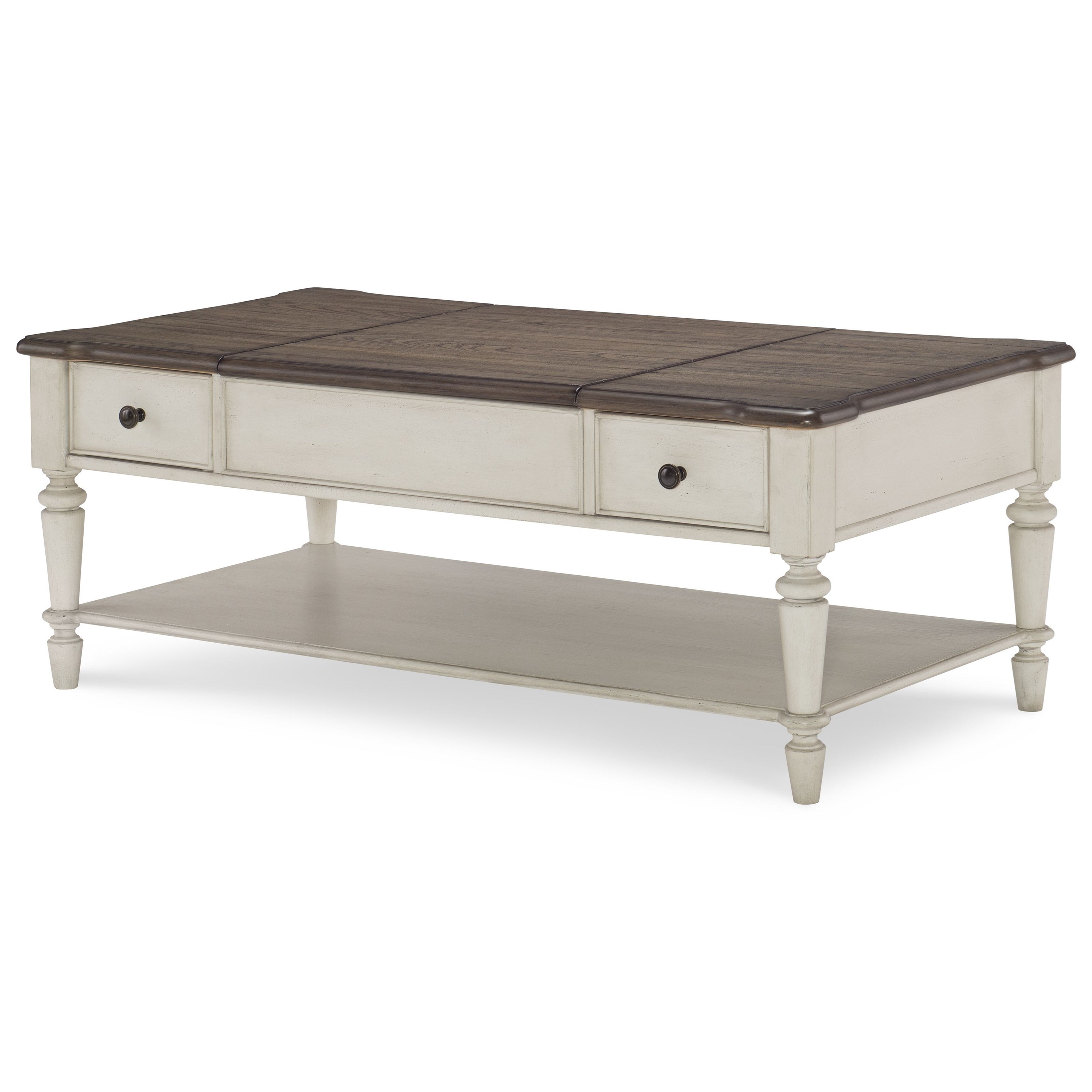 Legacy Classic Brookhaven LiftTop Cocktail Table PassThrough Drawers