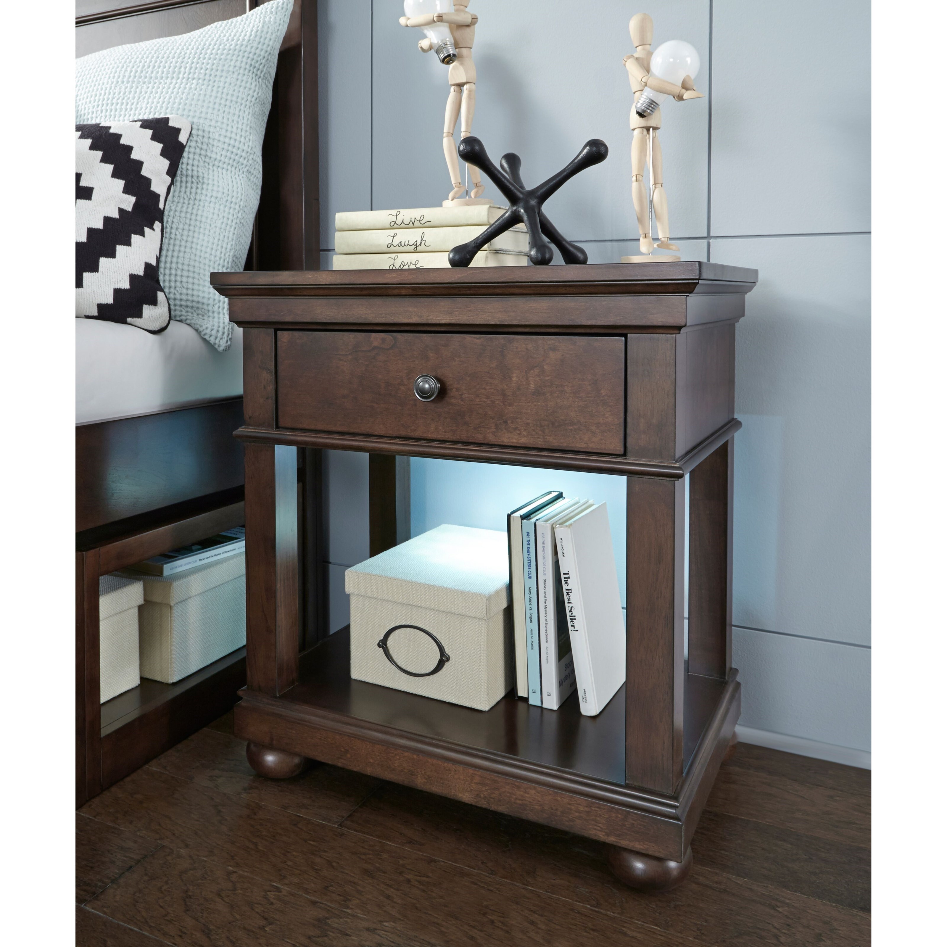 Legacy Classic Kids Canterbury Open Nightstand with Motion Activated