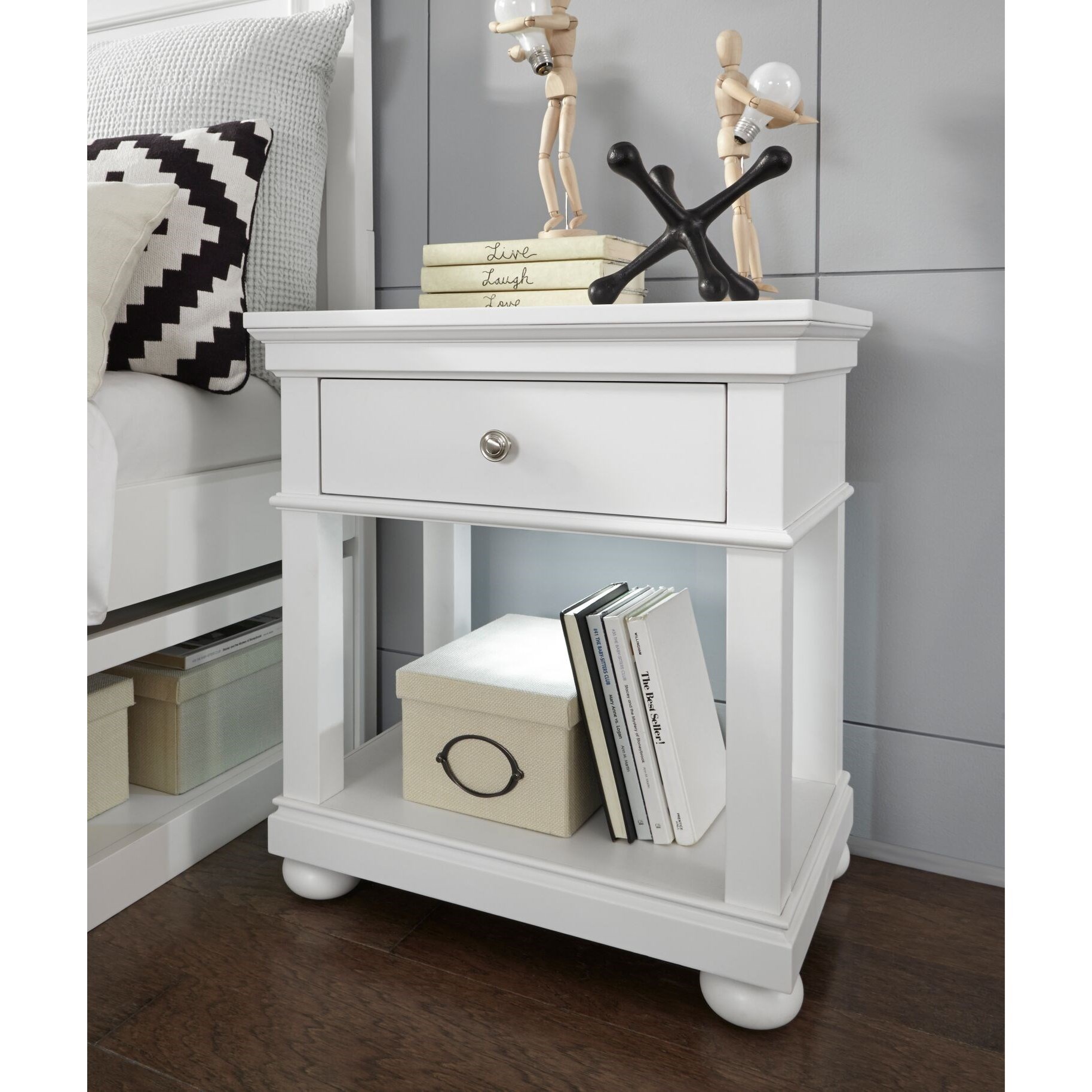 Legacy Classic Kids Canterbury Open Nightstand with Motion Activated