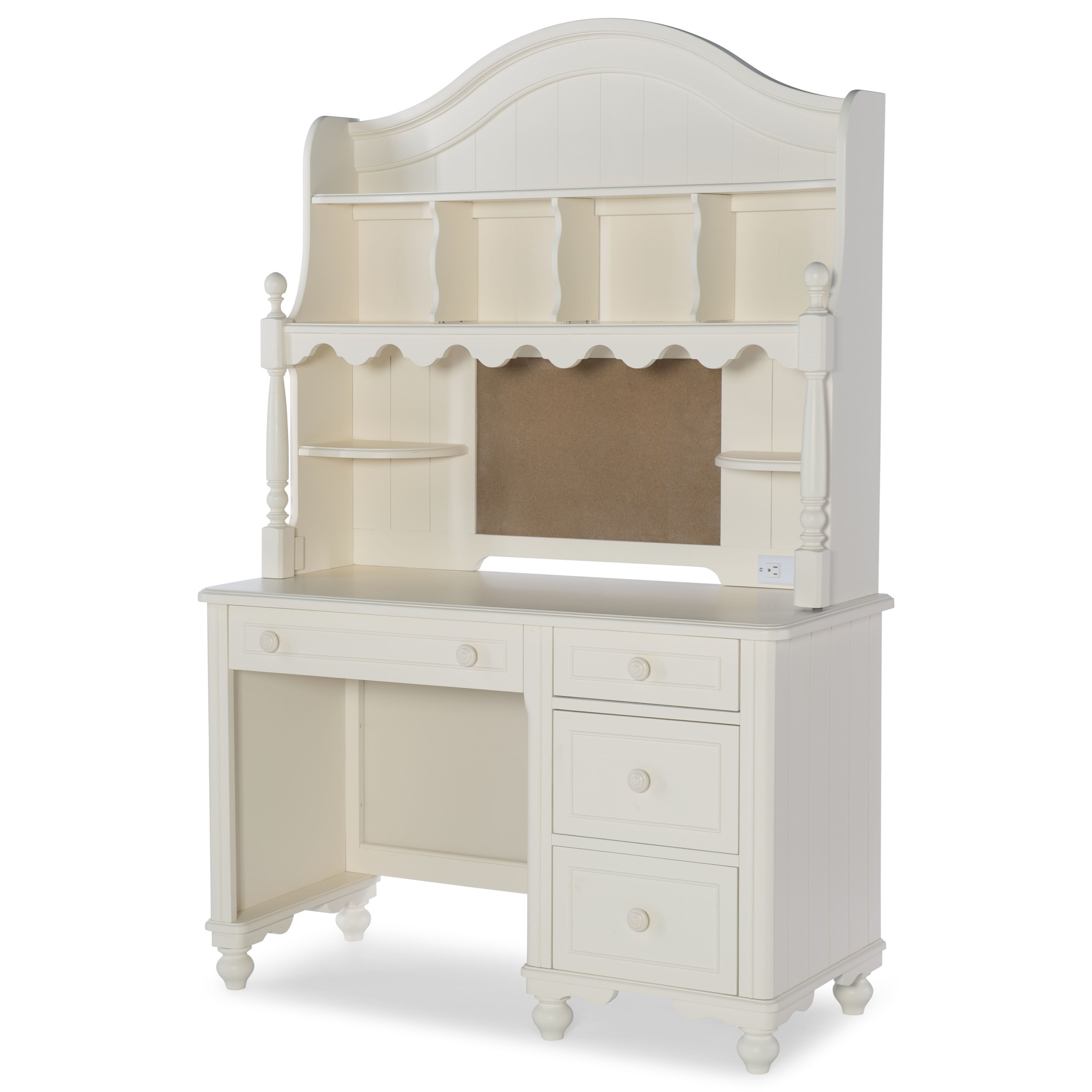 Legacy Classic Kids Summerset Desk and Hutch with USB Outlet Belfort