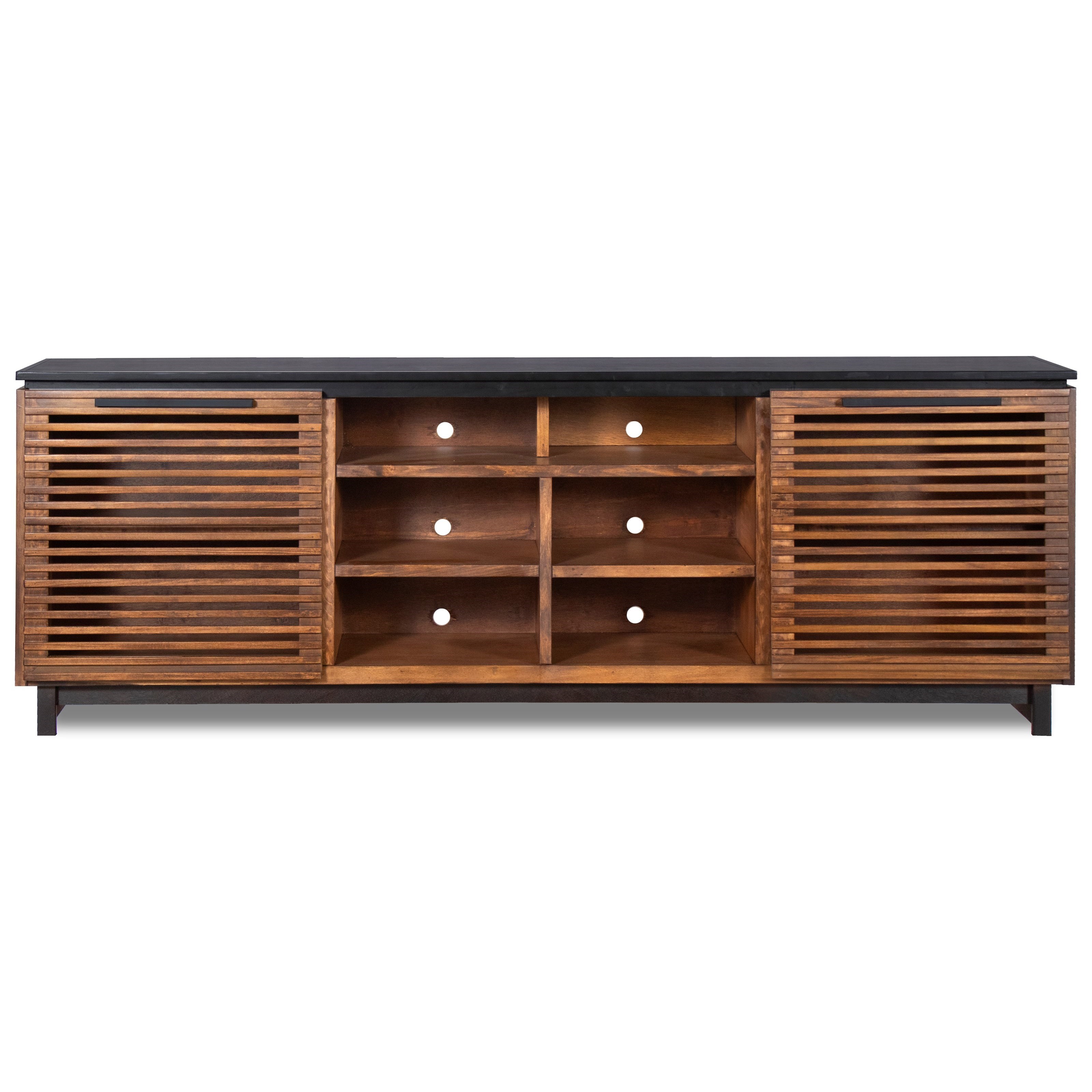 Legends Furniture Graceland GC1220.BNB Rustic 85" TV Console with Wire