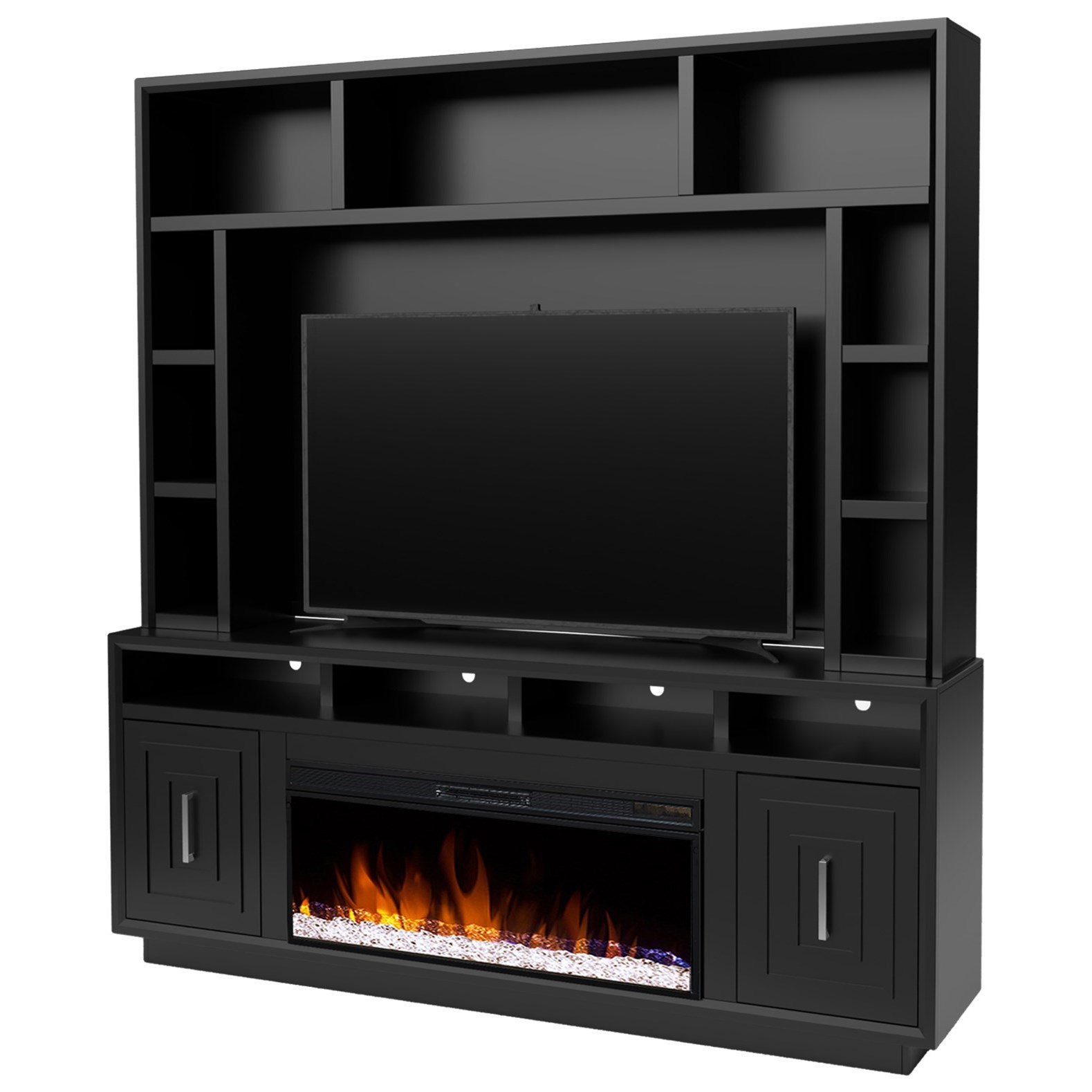 Legends Furniture Sunset Transitional 83" TV Stand with Fireplace Wayside Furniture TV Stands