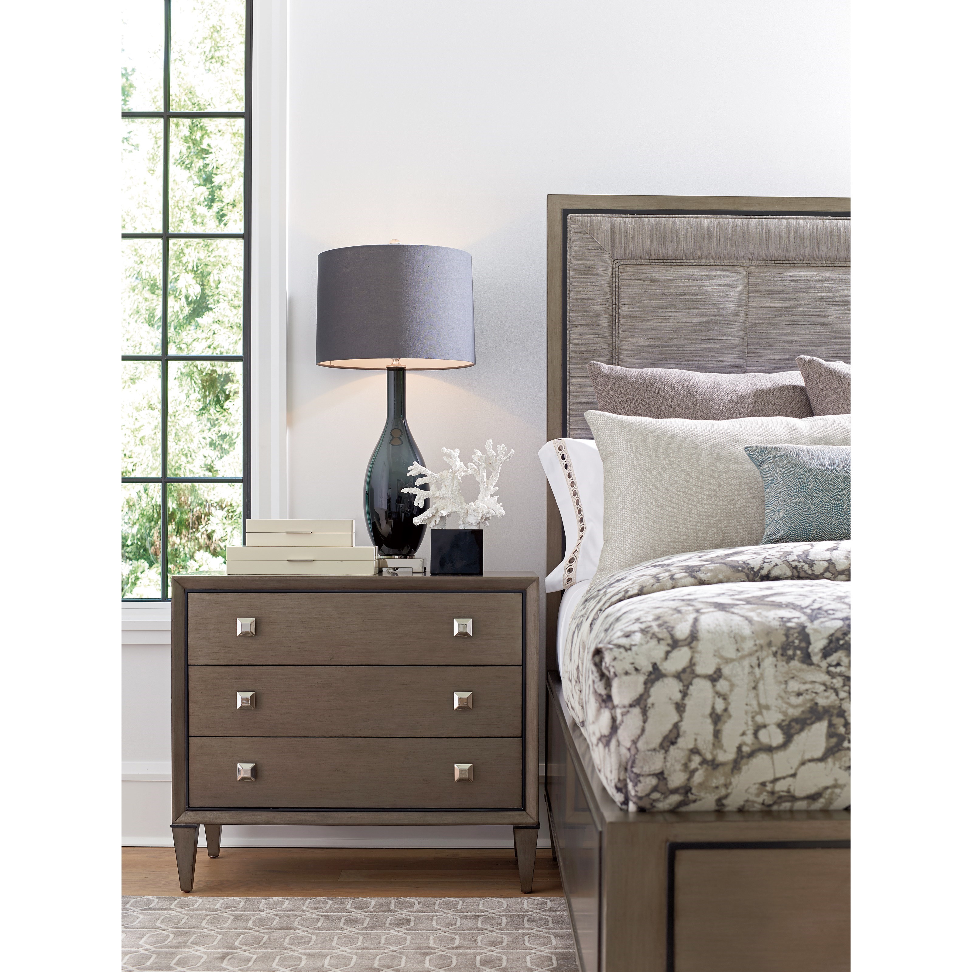 Lexington Ariana Paloma Three Drawer Nightstand Wayside Furniture