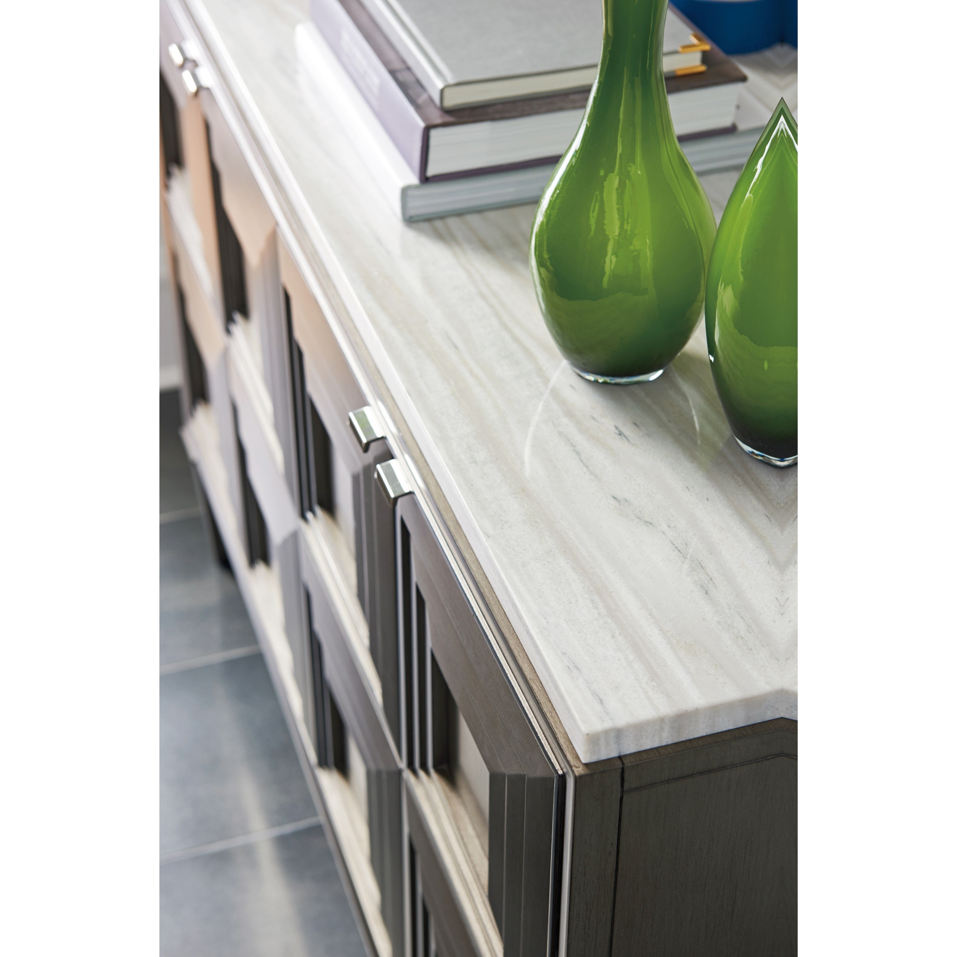 Lexington Ariana Domaine Hall Chest with Marble Top and Adjustable