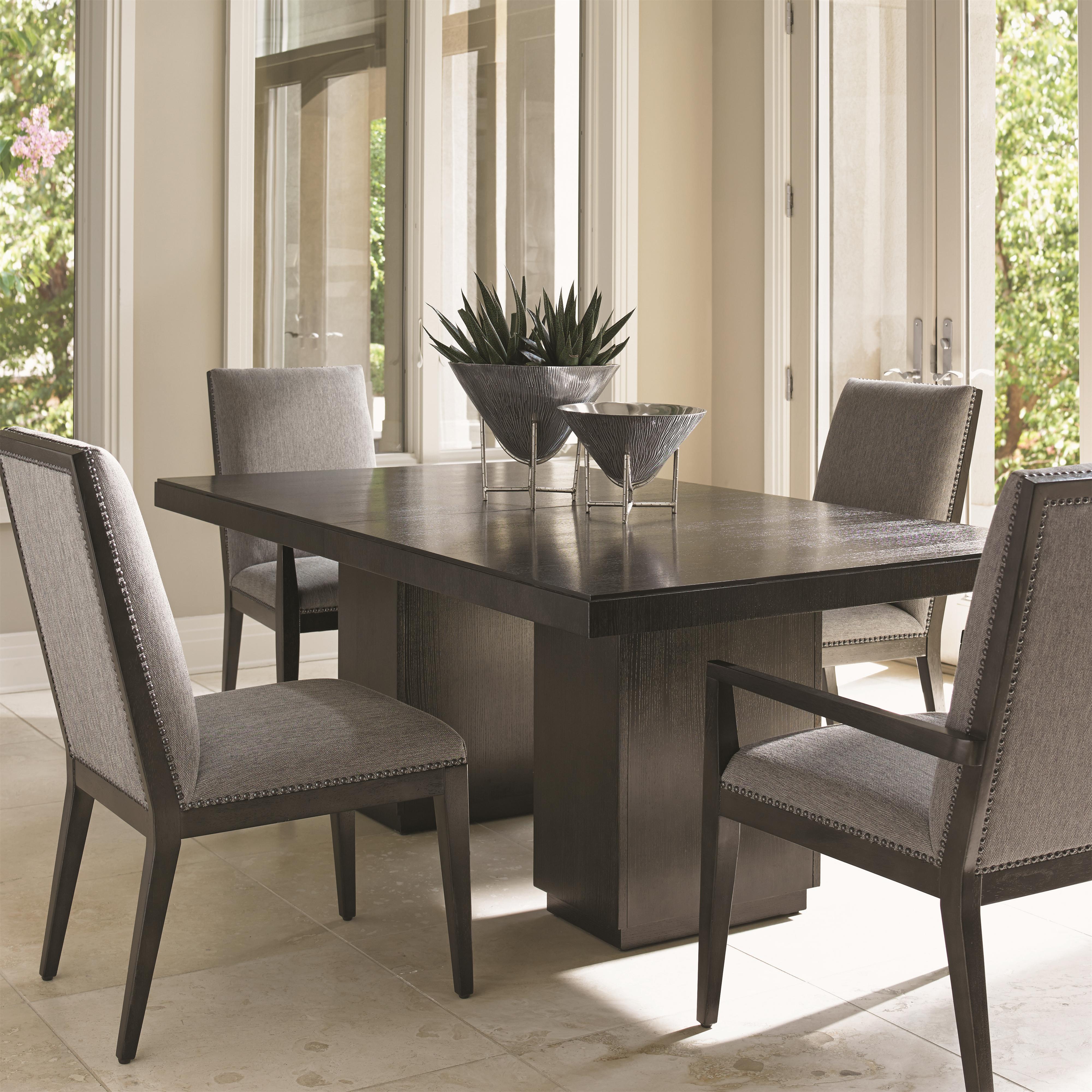 Lexington Carrera Modena Five Piece Dining Set with Customizable Chairs