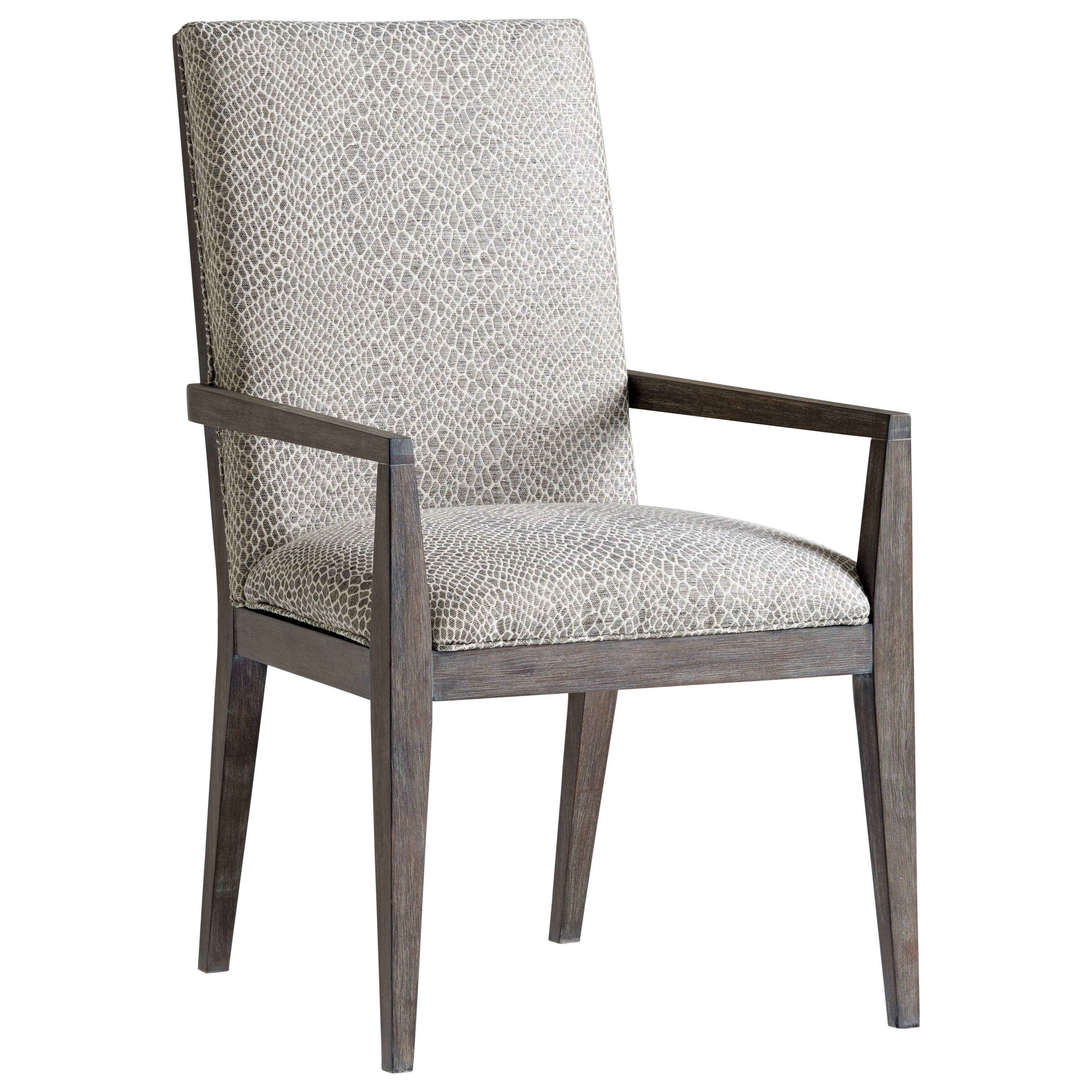 Lexington Santana 411881 Bodega Upholstered Arm Chair in Custom Fabric Baer's Furniture
