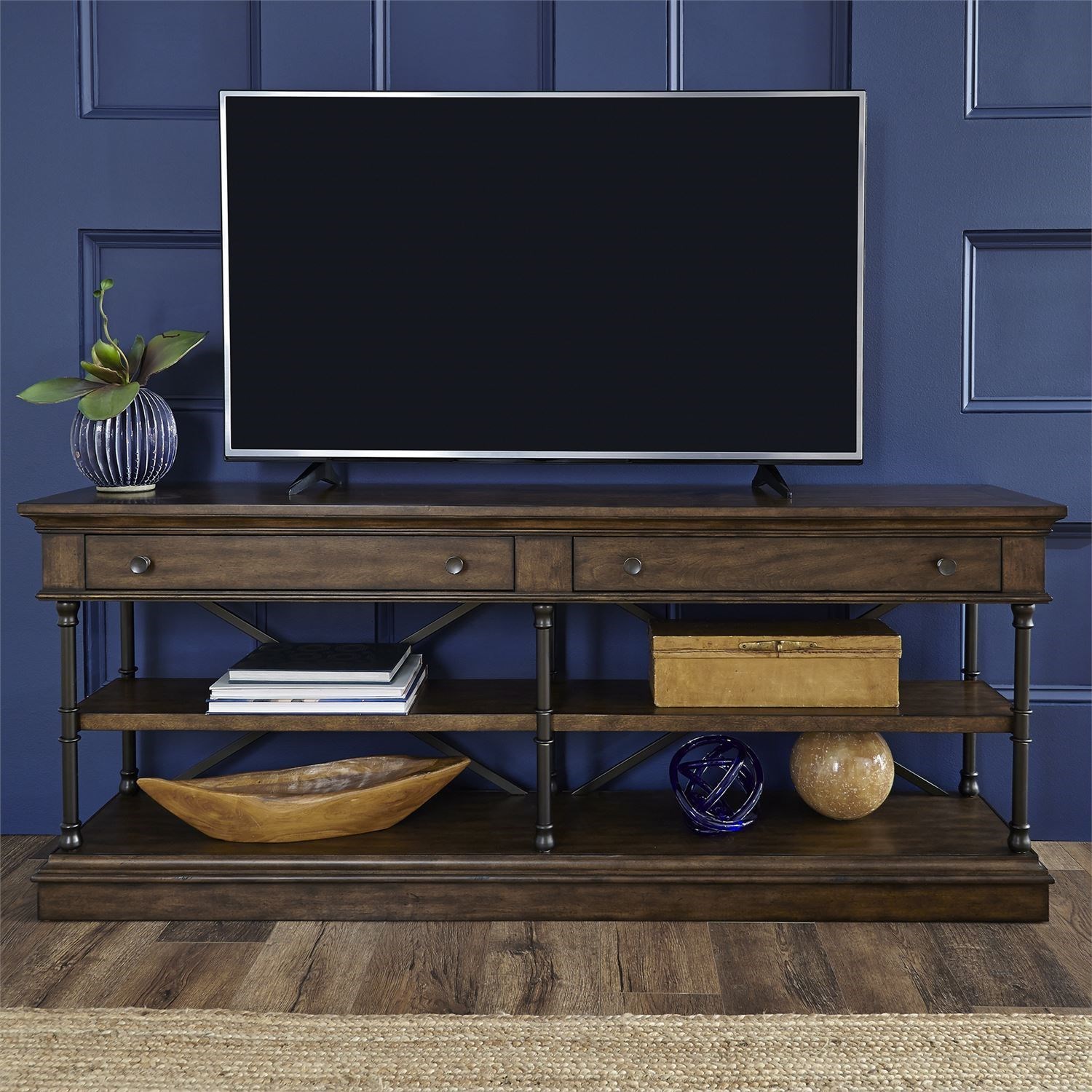 Liberty Furniture Tribeca Metal/Wood 72 Inch TV Console Sheely's