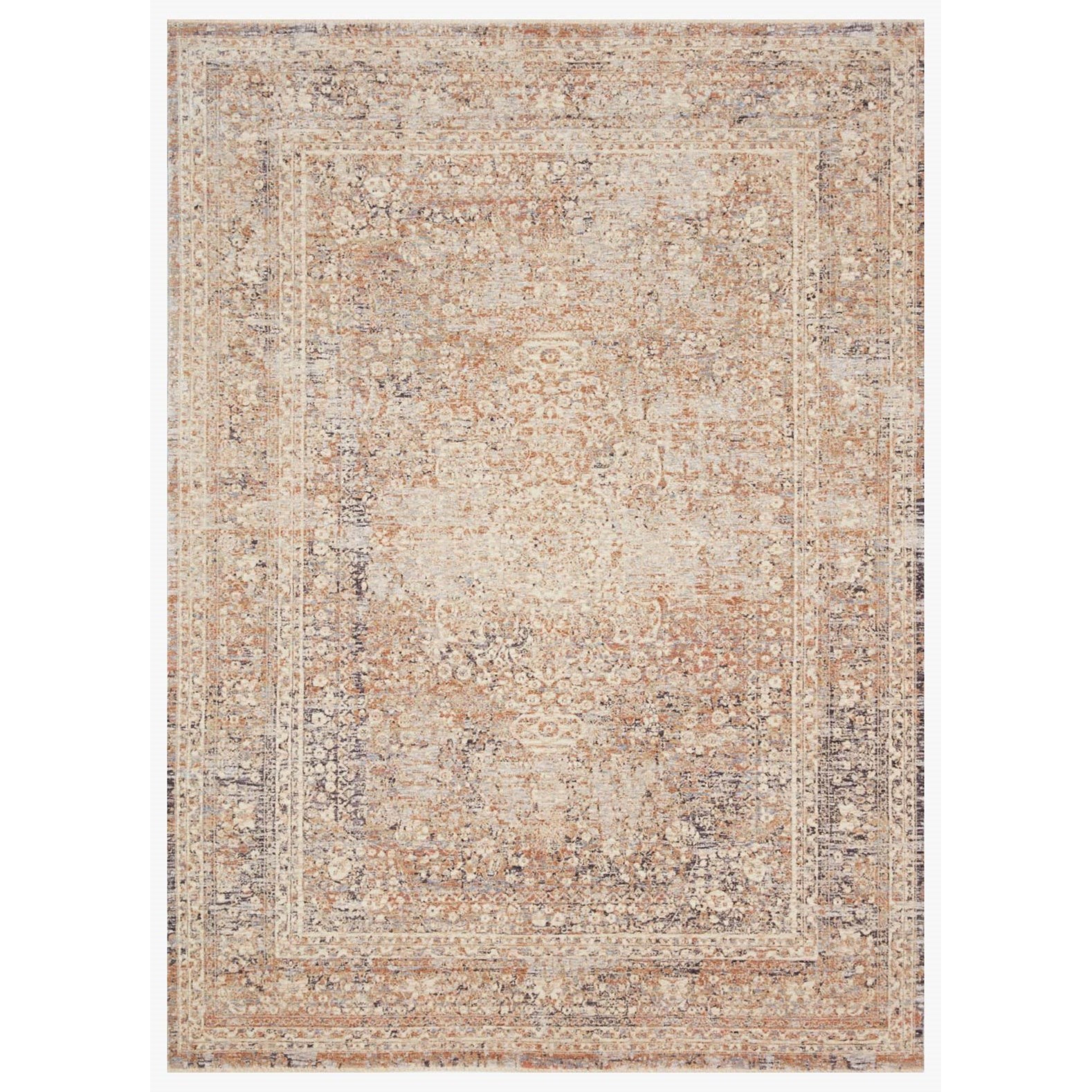 Loloi Rugs Faye 2'3" x 3'10" Sky / Sand Rug Belfort Furniture Rugs