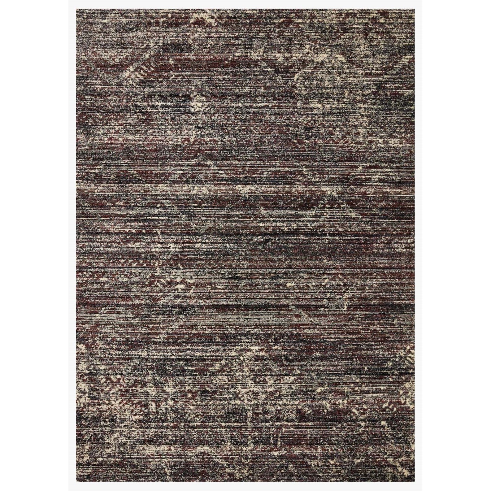 Loloi Rugs Jasmine 3'7" x 5'7" Midnight / Bordeaux Rug Jacksonville