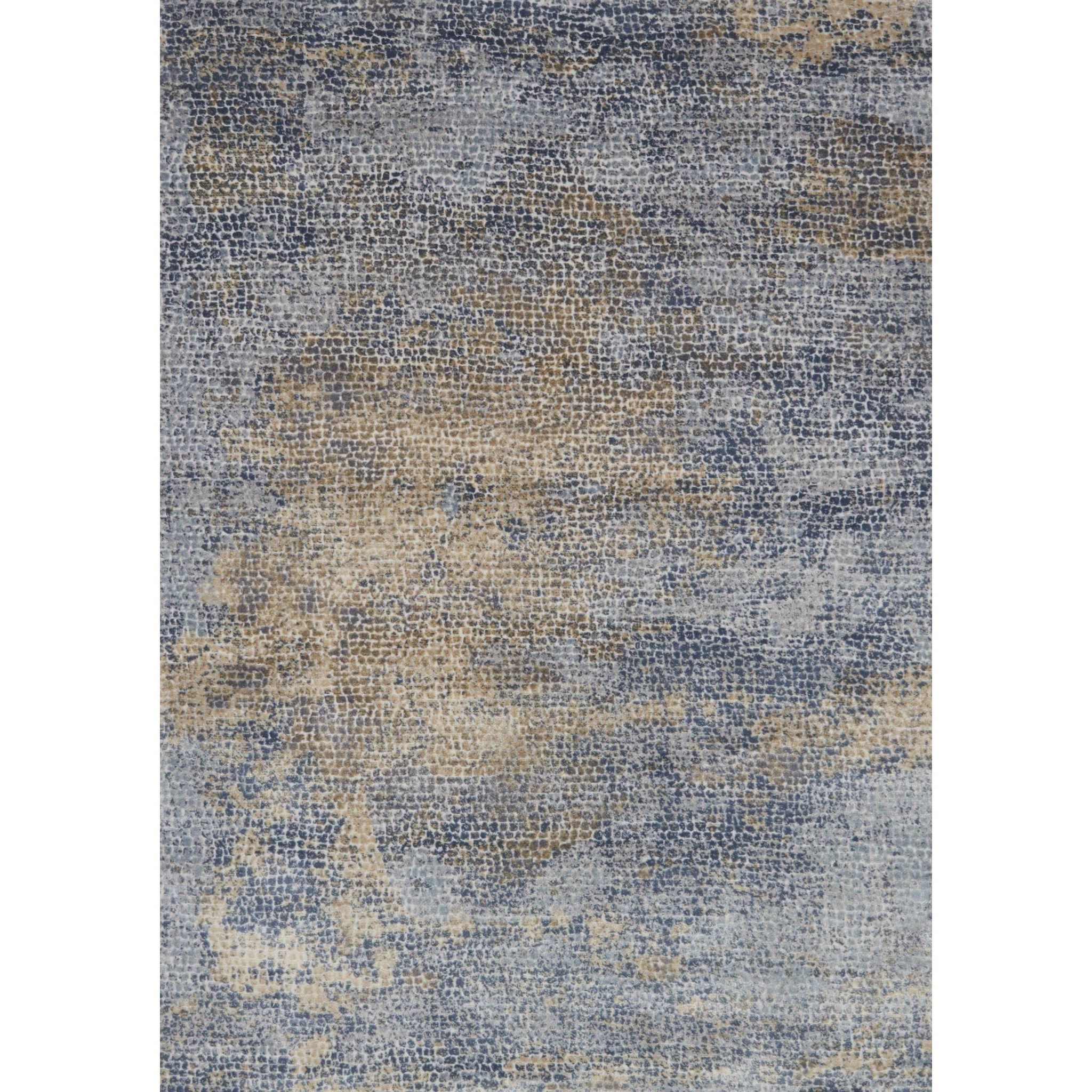 Loloi Rugs Patina 6'7" X 9'2" Ocean / Gold Area Rug Jacksonville
