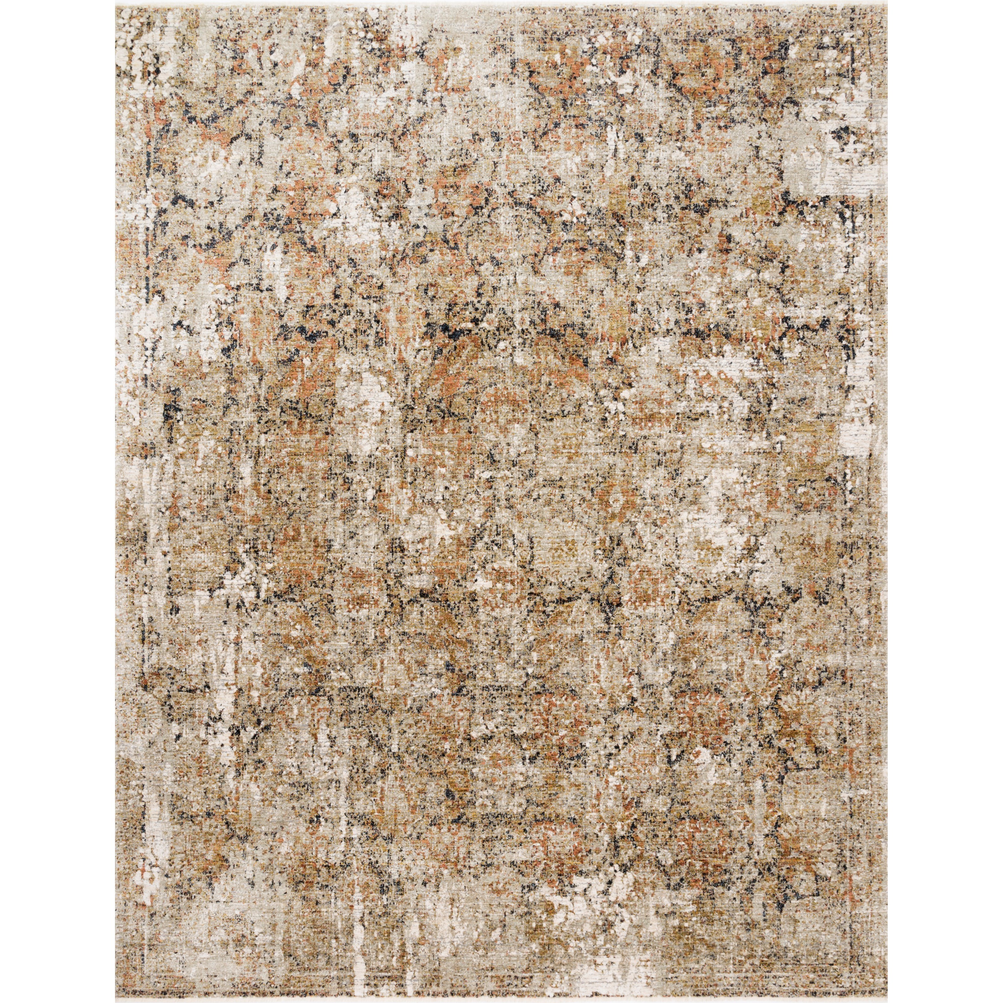 Loloi Rugs Theia 7'10" x 7'10" Round Taupe / Gold Rug Sprintz