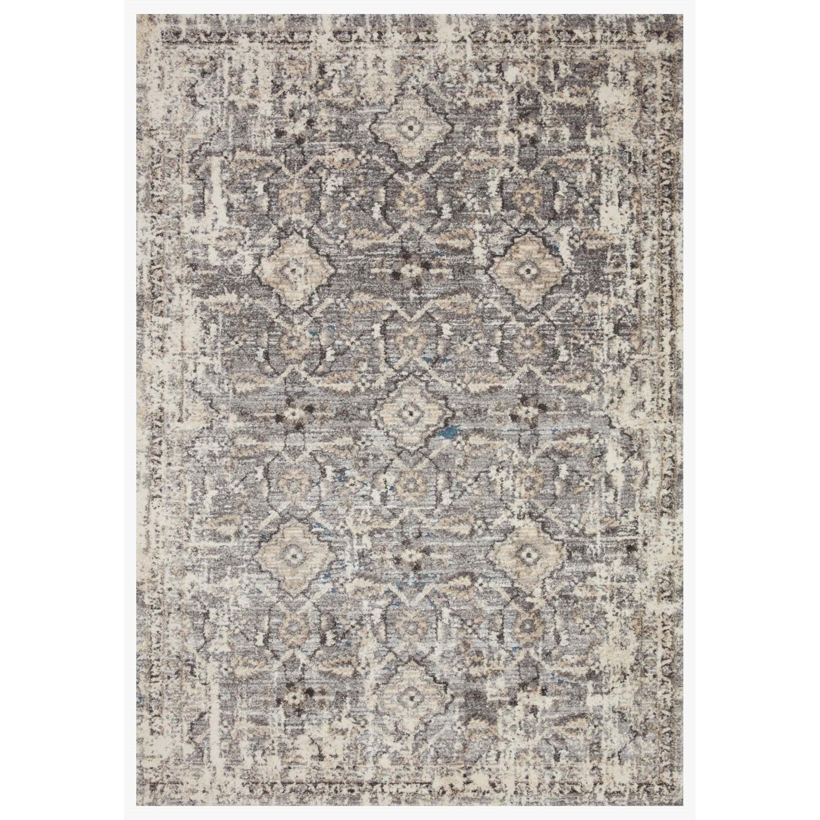 Loloi Rugs Theory 7'10" x 10'10" Natural / Grey Rug Darvin Furniture