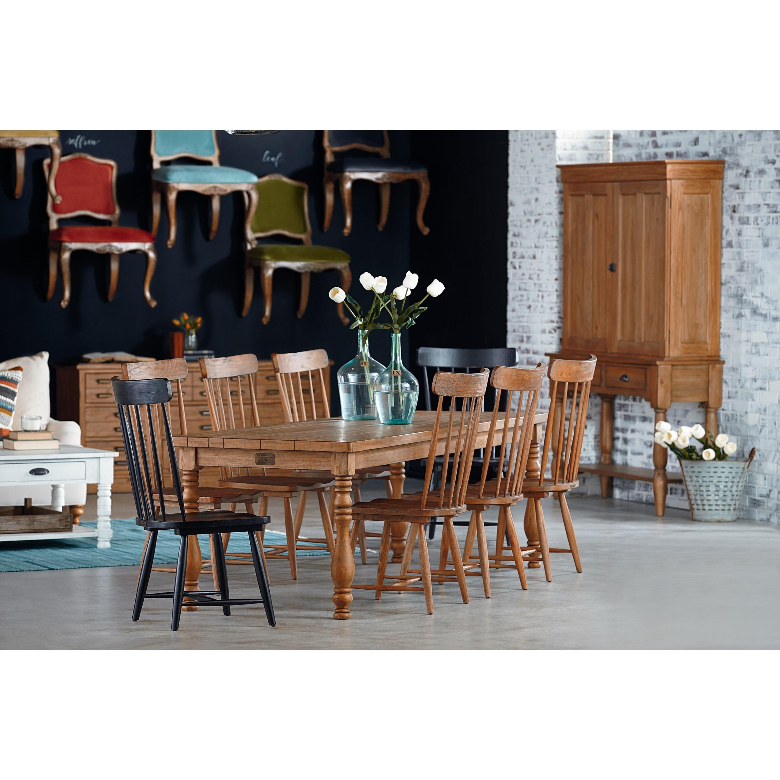 Magnolia Home by Joanna Gaines Farmhouse Spindle Back Side Chair