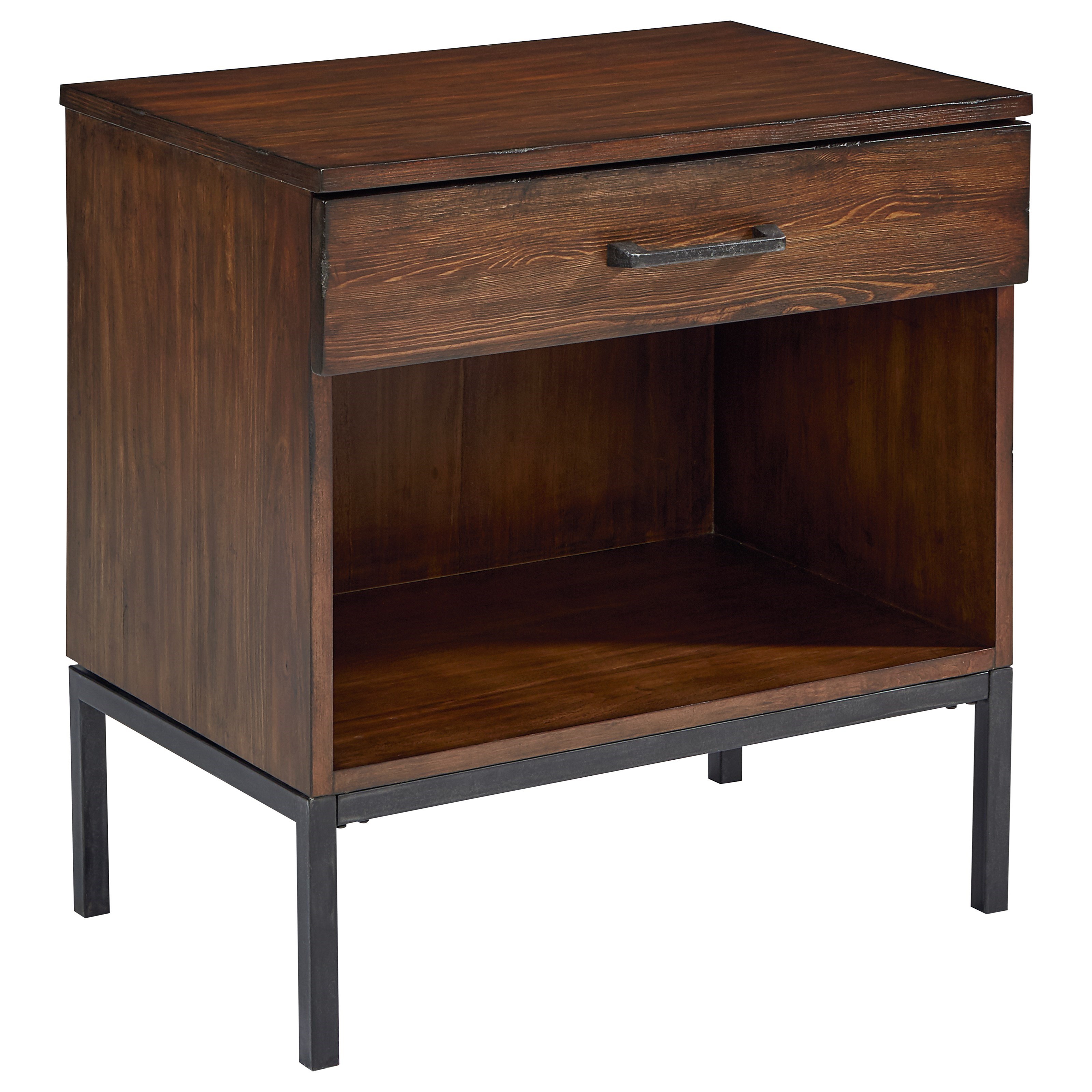 Magnolia Home by Joanna Gaines Industrial Square Profile Nightstand