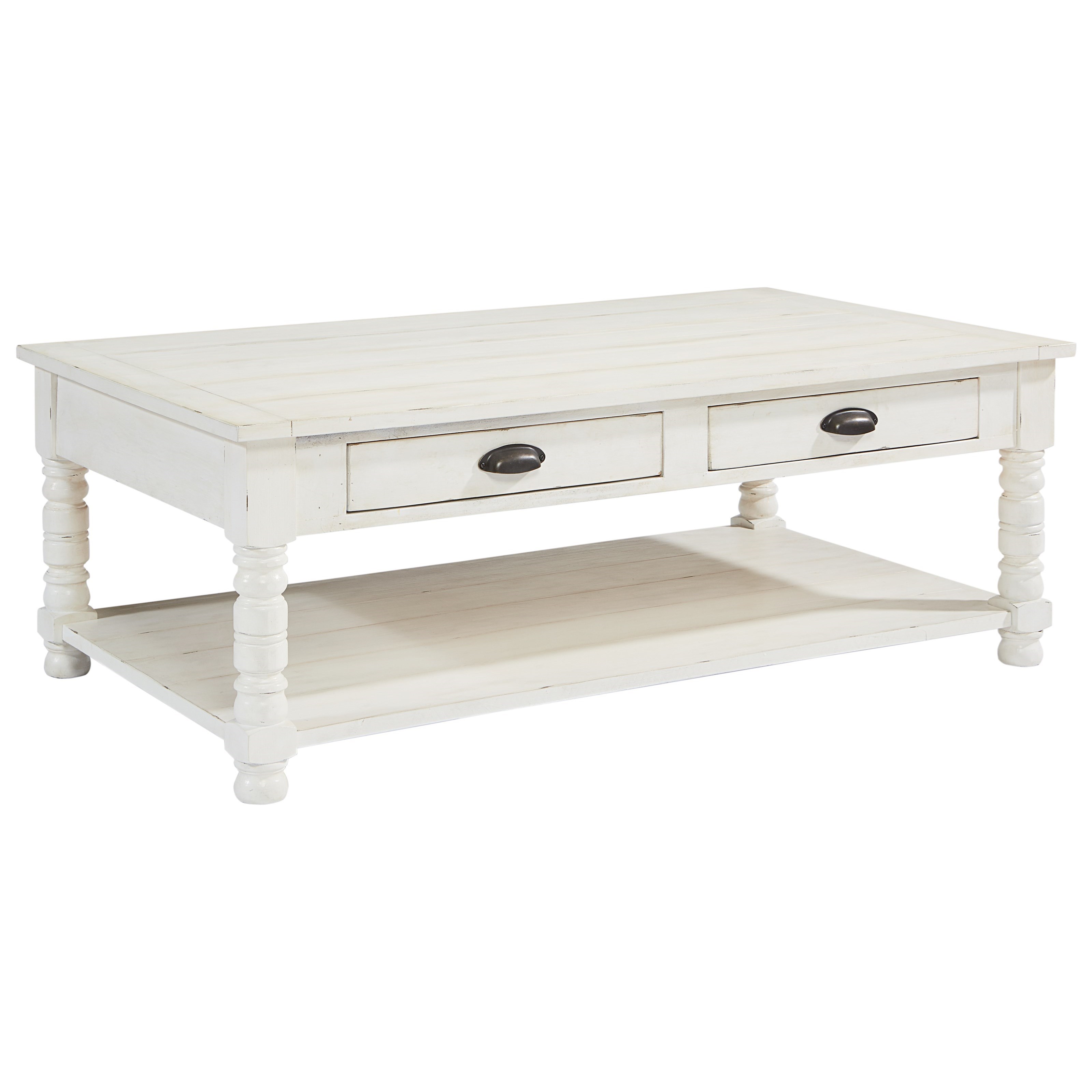 Magnolia Home by Joanna Gaines Primitive Bobbin Coffee Table Darvin Furniture Cocktail
