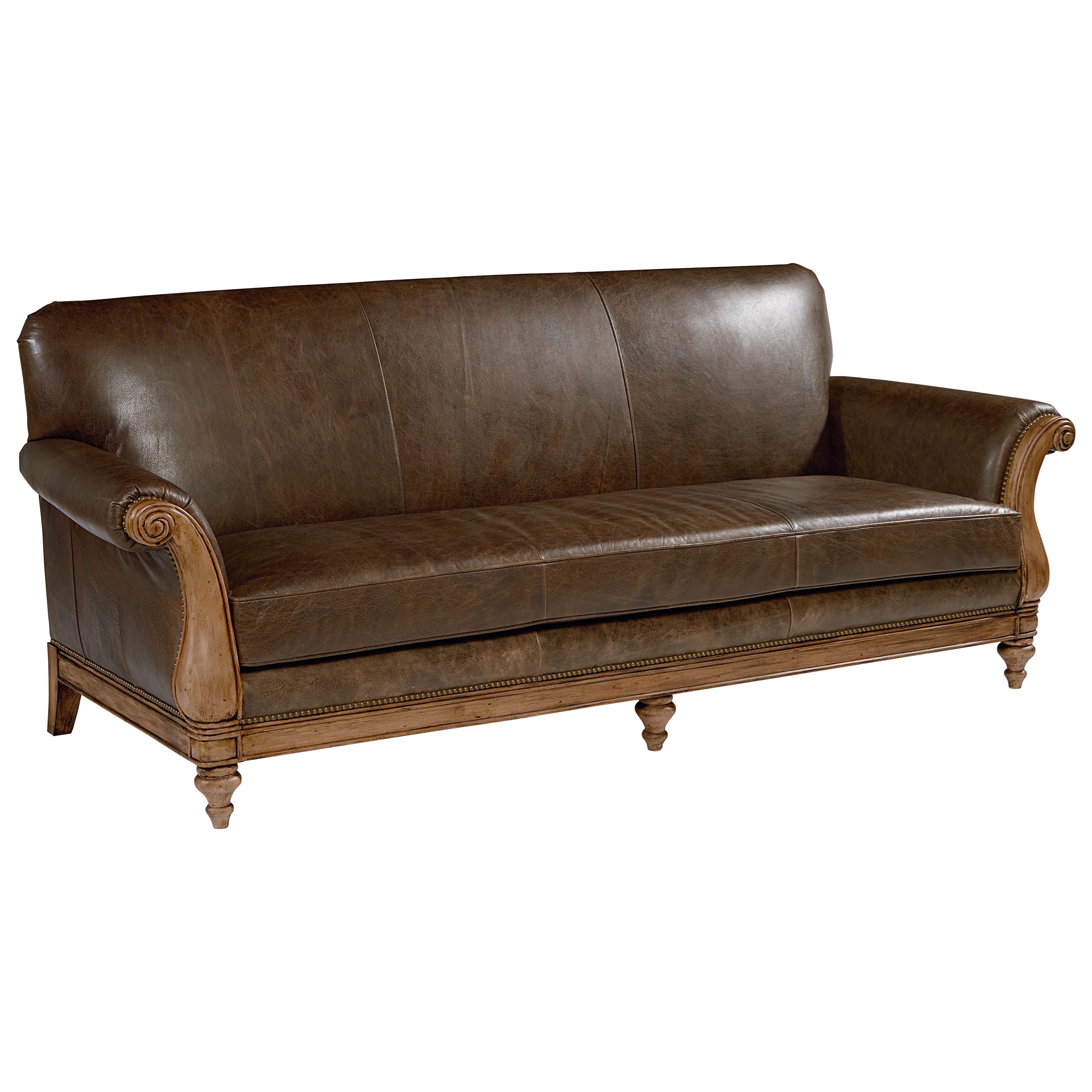 Magnolia Home Leather Sofa Baci Living Room