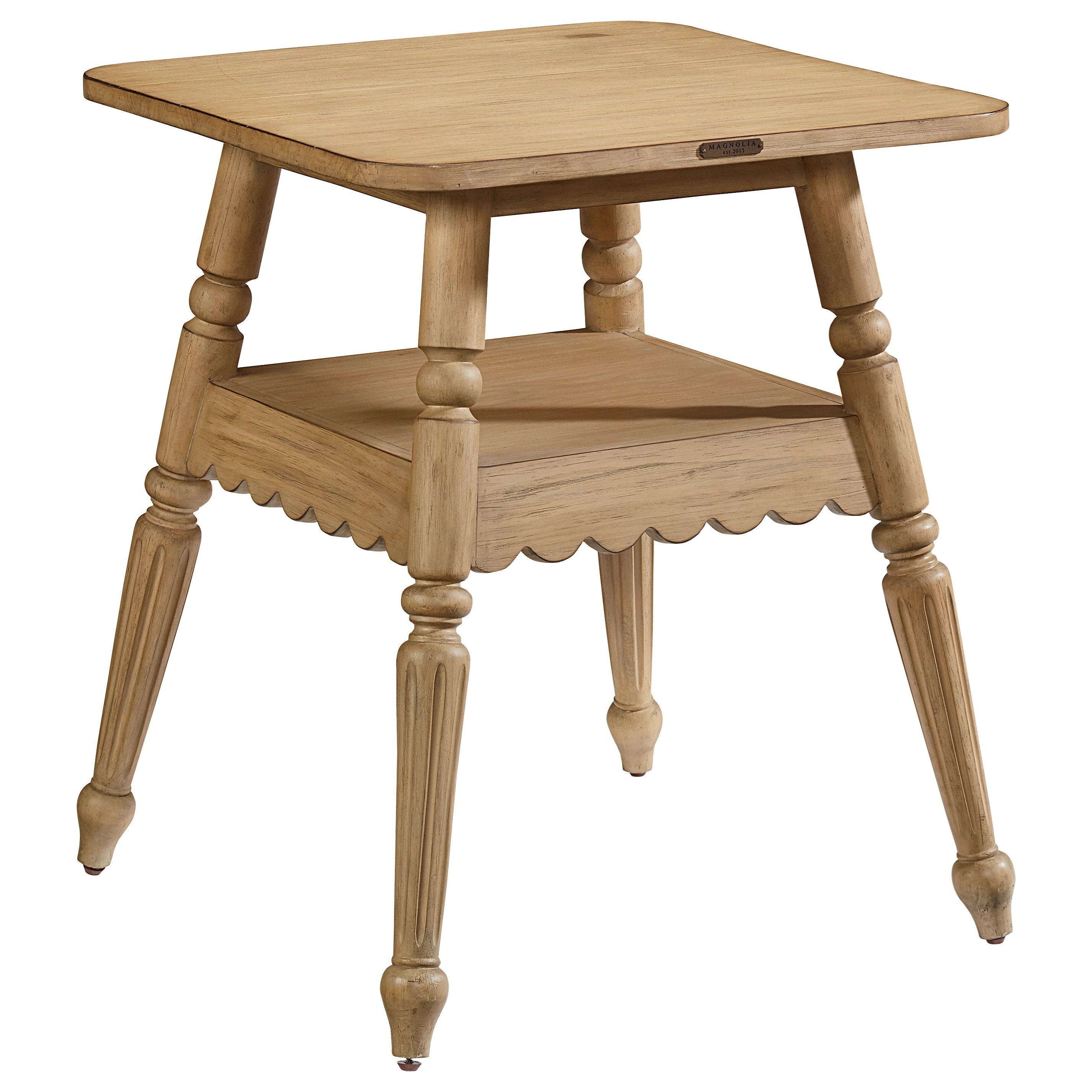 Magnolia Home by Joanna Gaines Farmhouse Blithe Table Accent with Wheat Finish Jacksonville