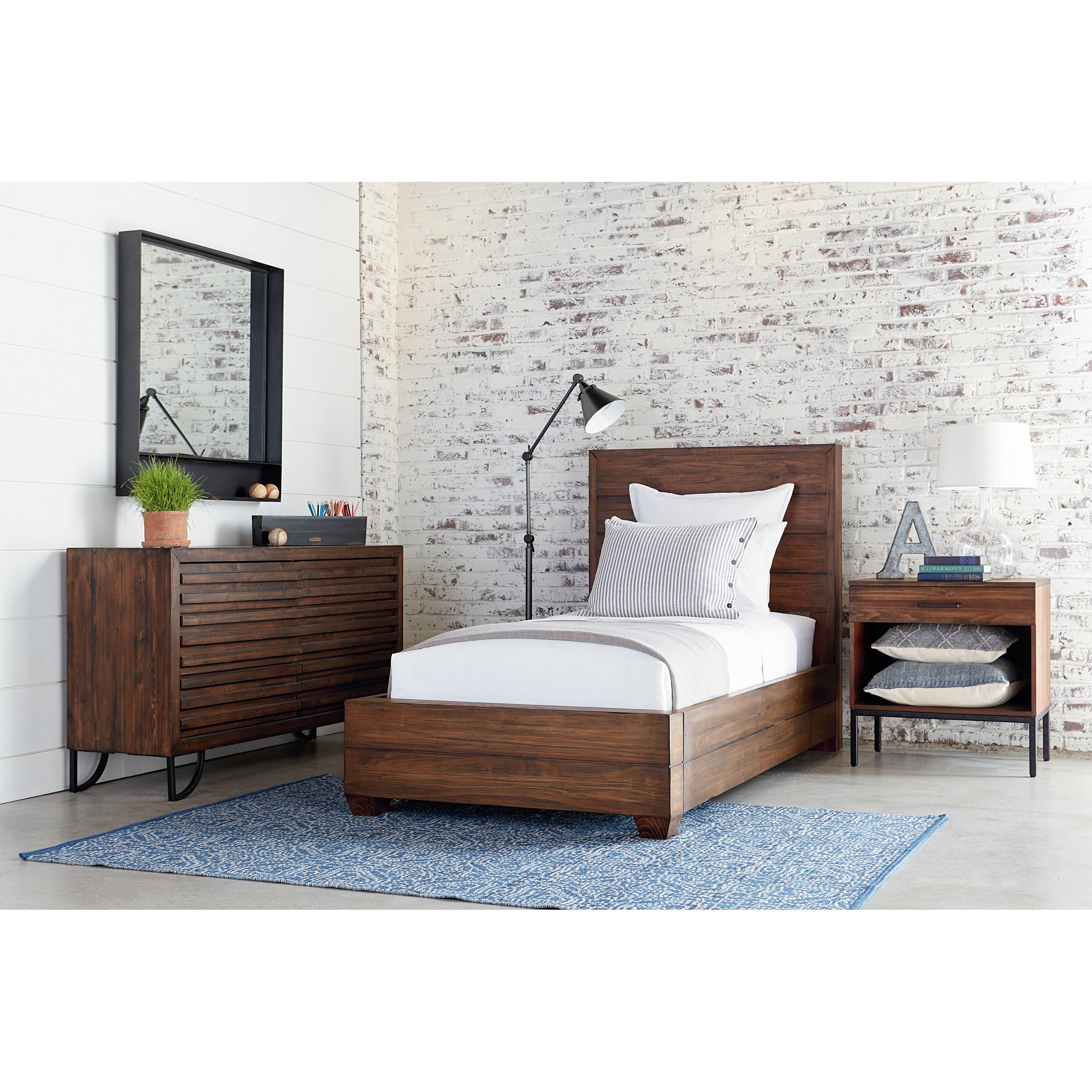 Magnolia Home by Joanna Gaines Industrial Industrial Full Headboard and