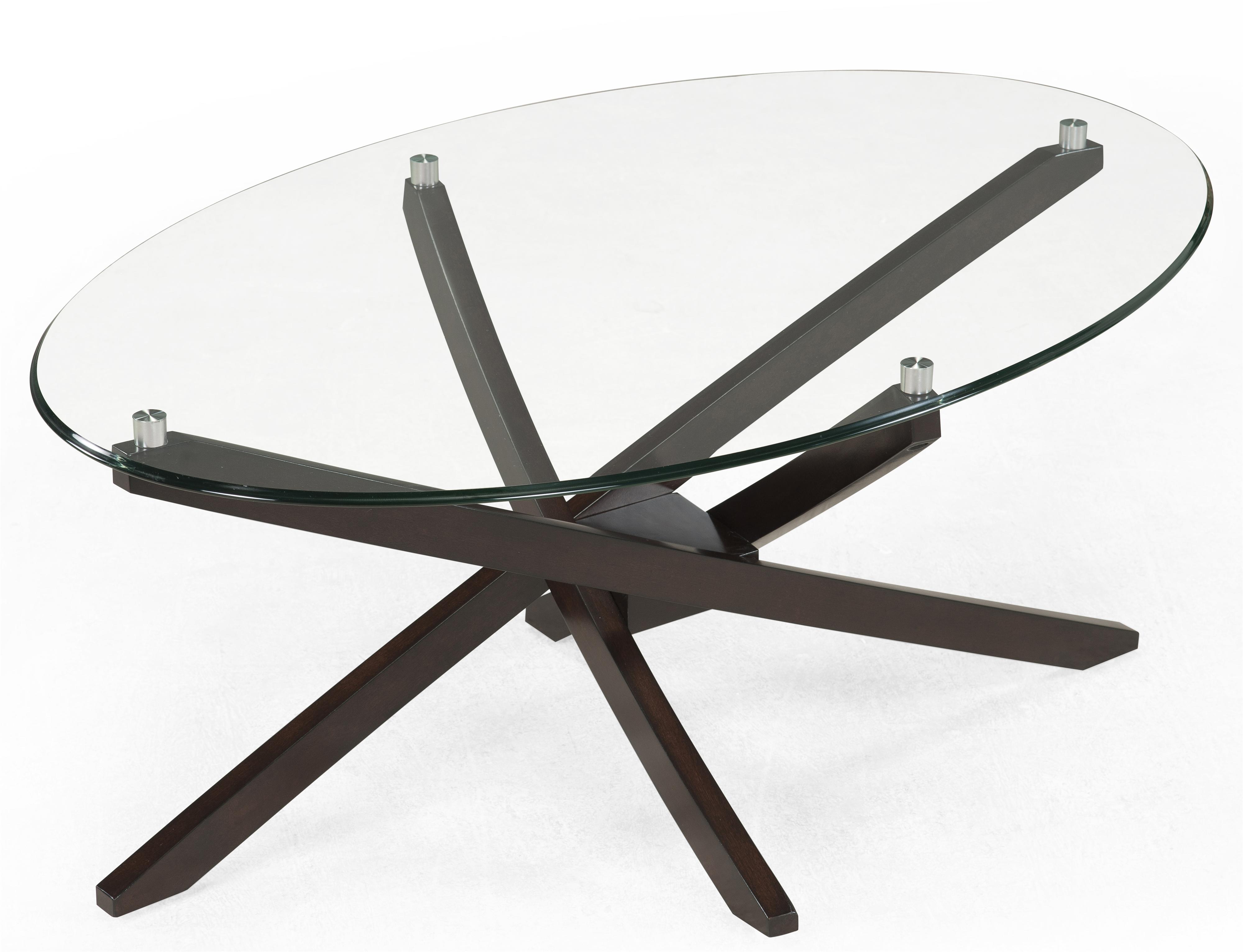 Glass Top Oval Coffee Tables Baker Glass Top Oval Coffee Table The Local Vault A wide