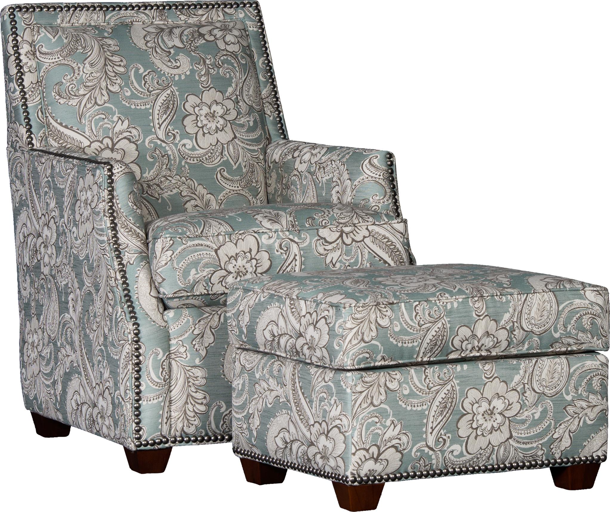 Mayo 2325 Lounge Chair with Nailhead Trim Howell Furniture