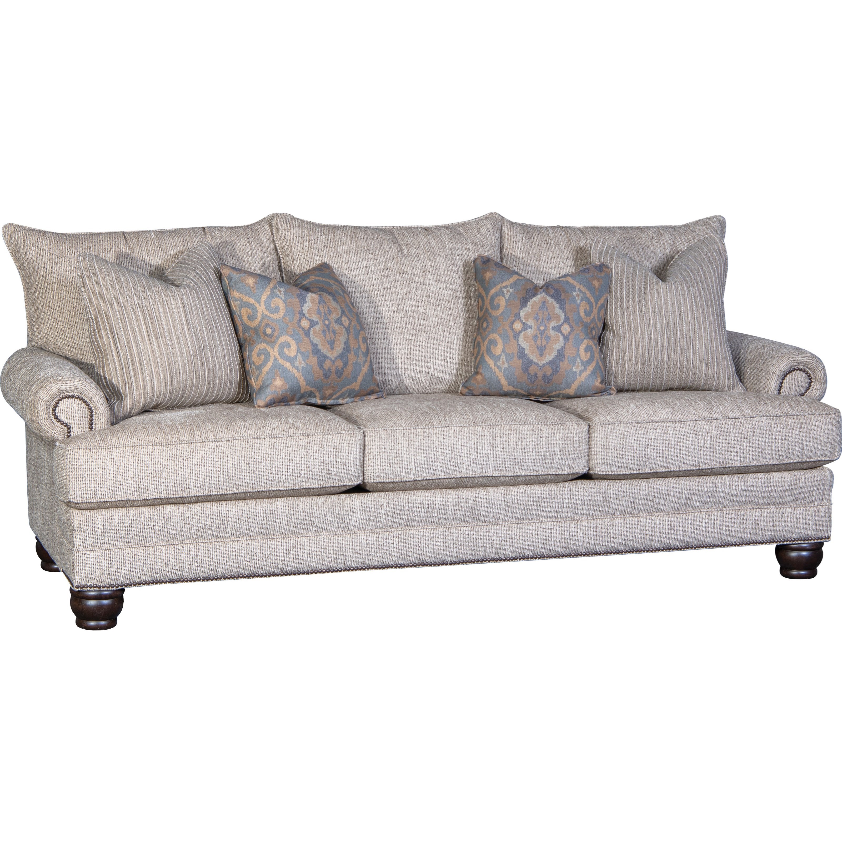 Mayo 5260 Traditional Sofa with Rolled Arms and Loose Pillow Back