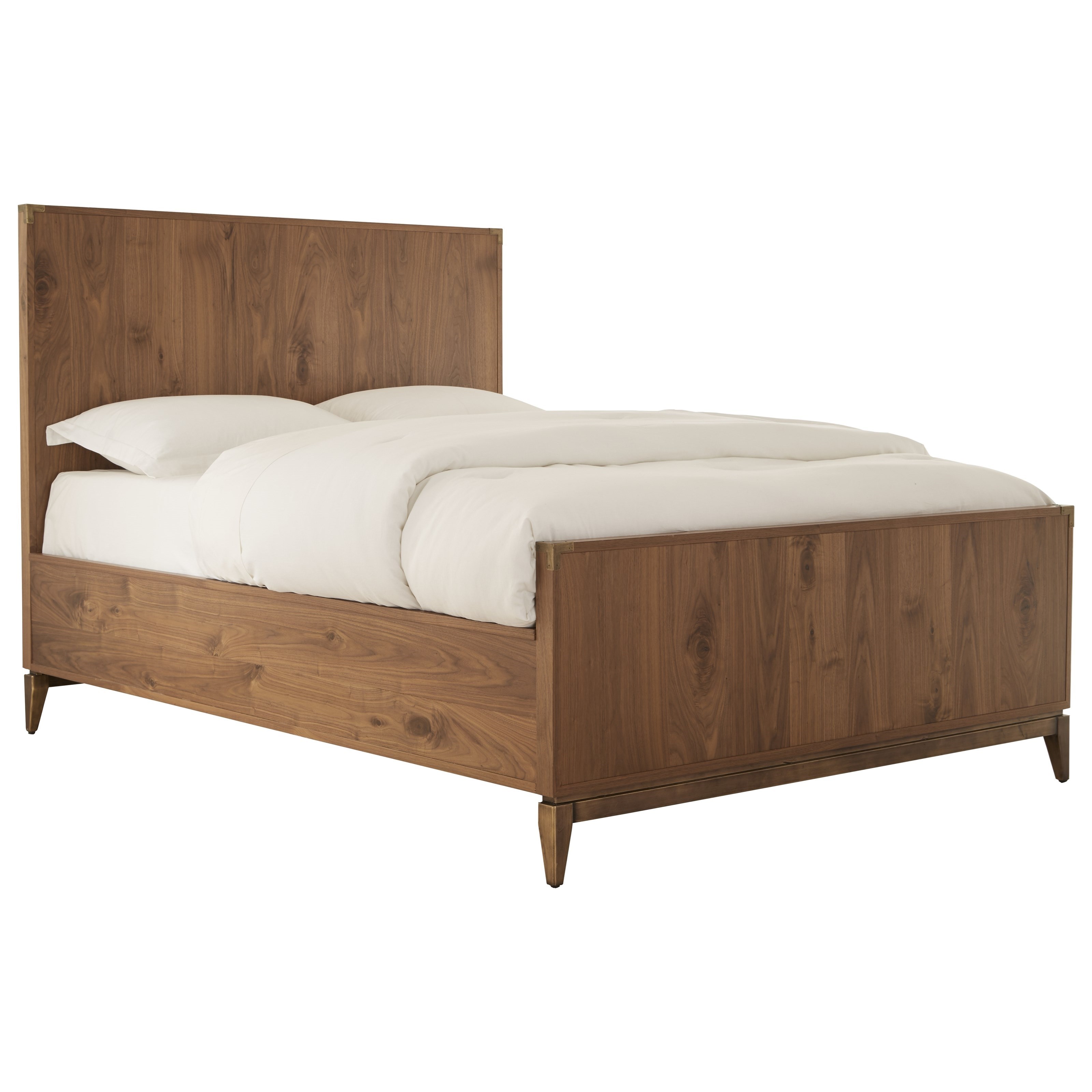 Modus International Adler Queen MidCentury Modern Panel Bed with