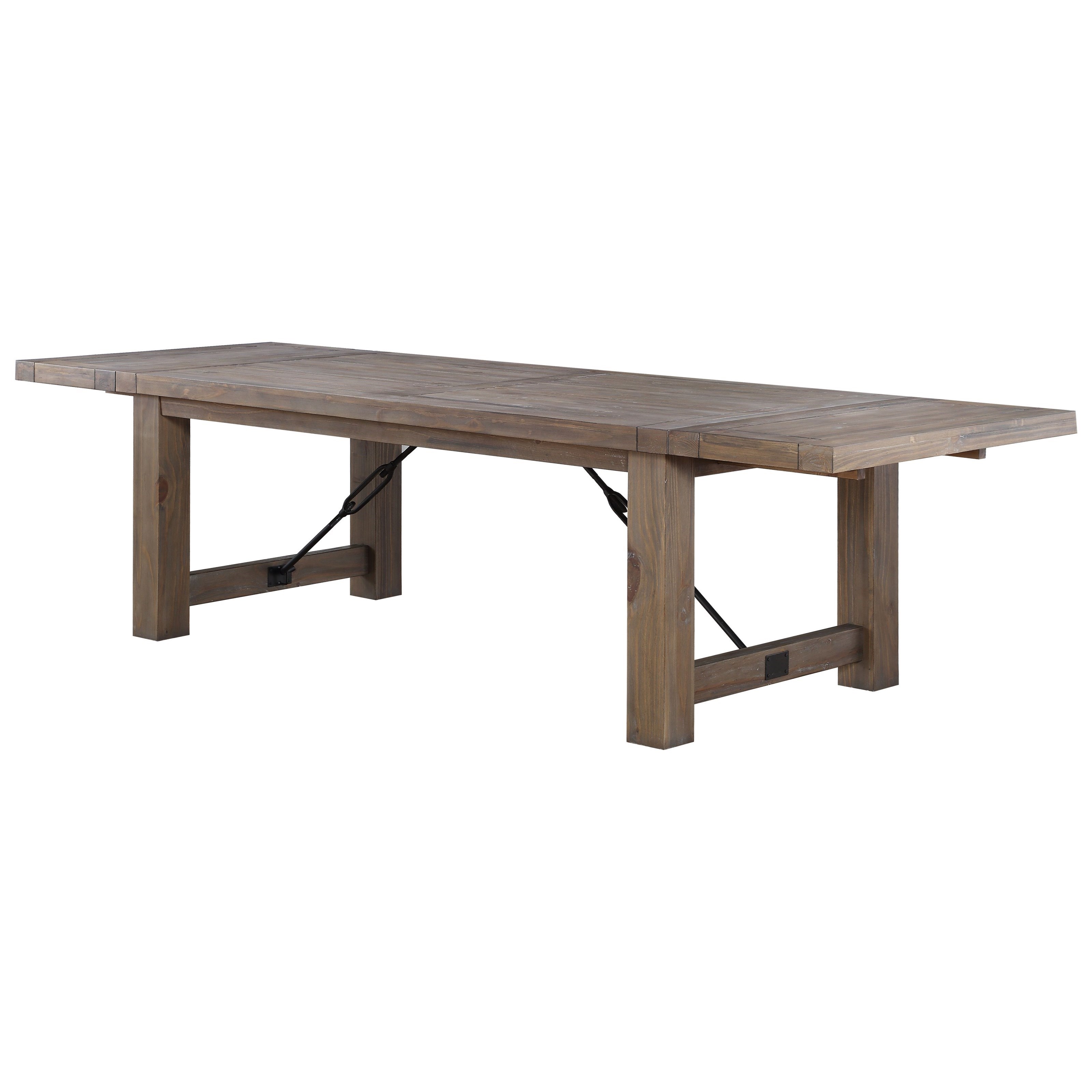 Modus International Autumn Rustic Solid Wood Dining Table with Leaves