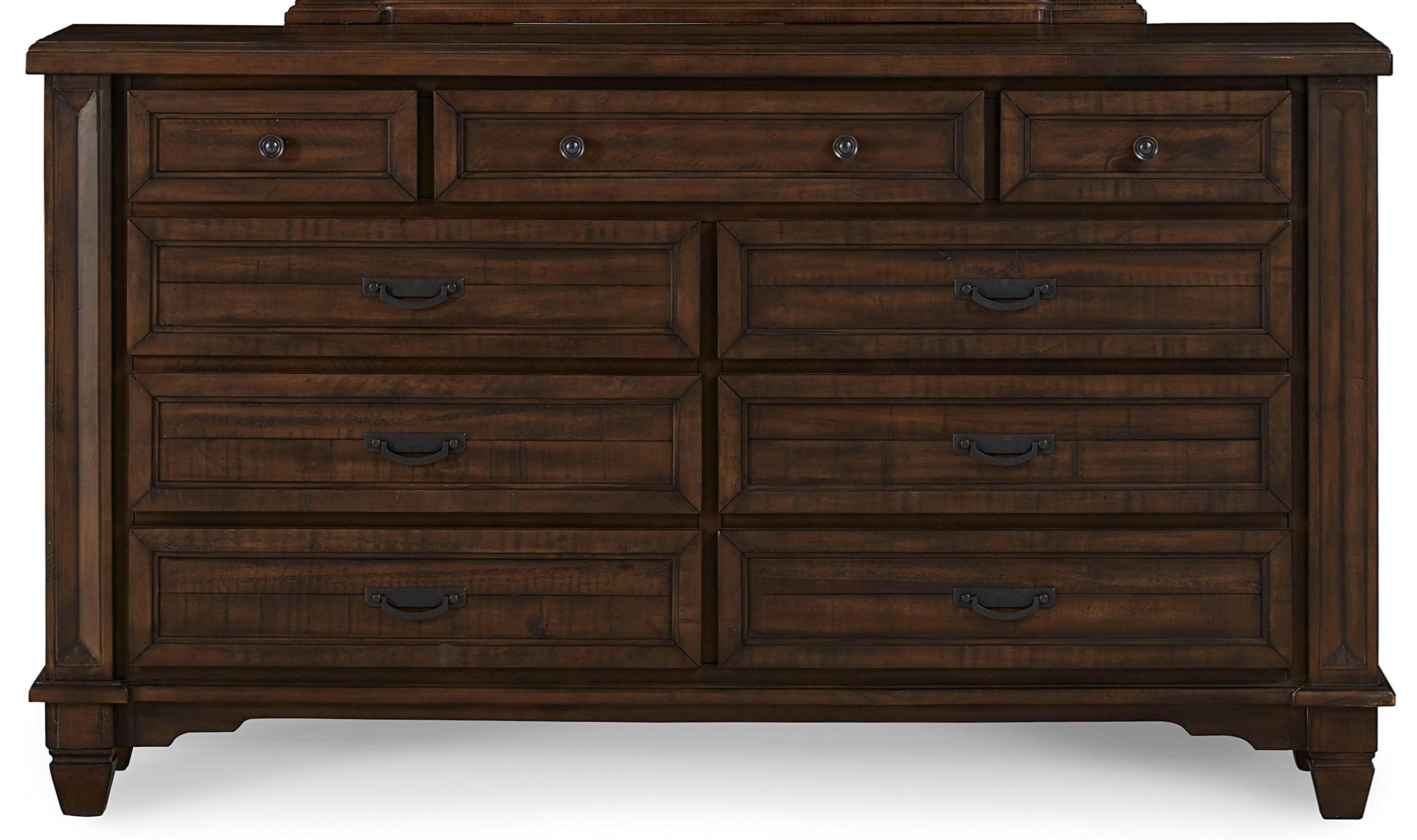 Modus International Colston Solid Wood 9 Drawer Dresser A1 Furniture 