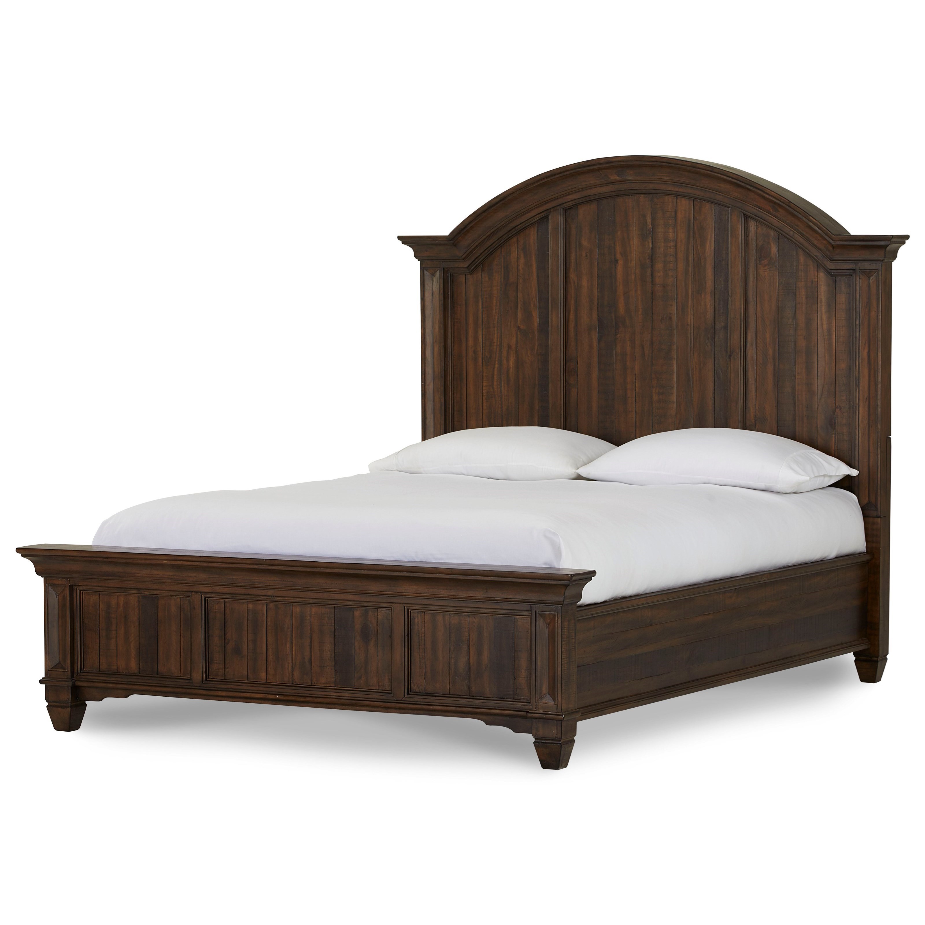 Modus International Colston Queen Solid Wood Panel Bed A1 Furniture