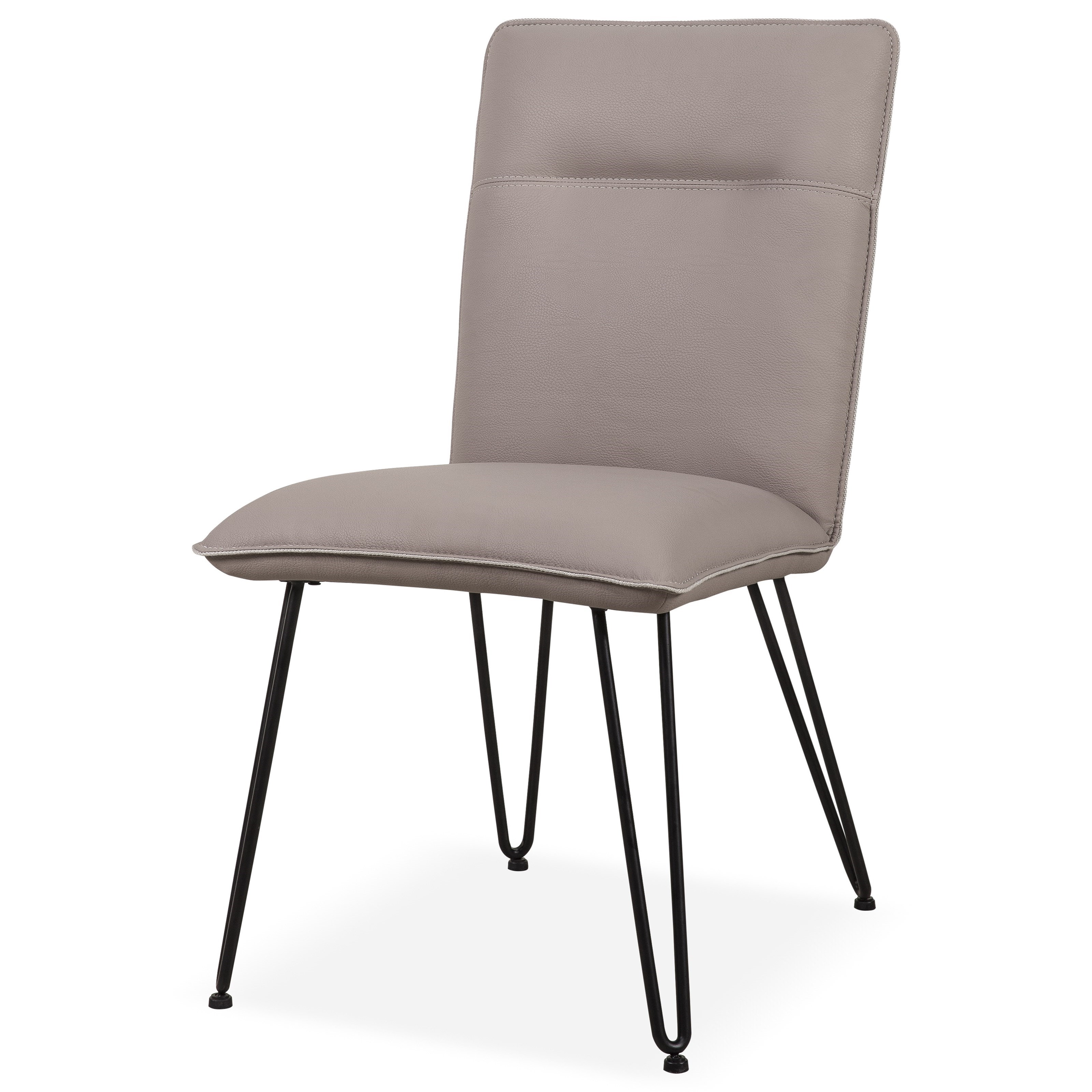 Black and White Pin Leg Dining Chairs Leather set of 4 Black and White Pin Leg Dining Chairs Leather set of 4