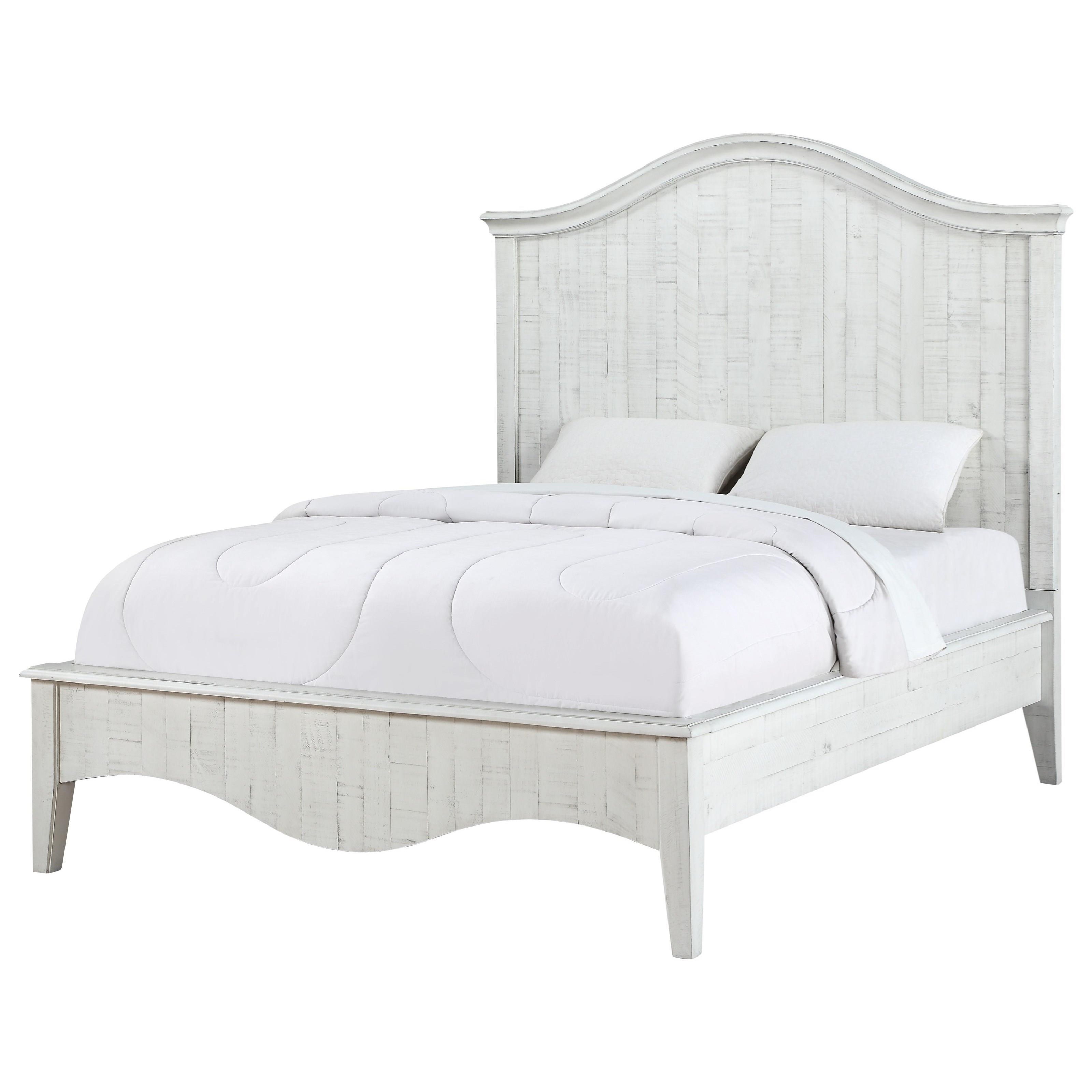 Modus International Ella Rustic Solid Wood King Bed A1 Furniture & Mattress Panel Beds