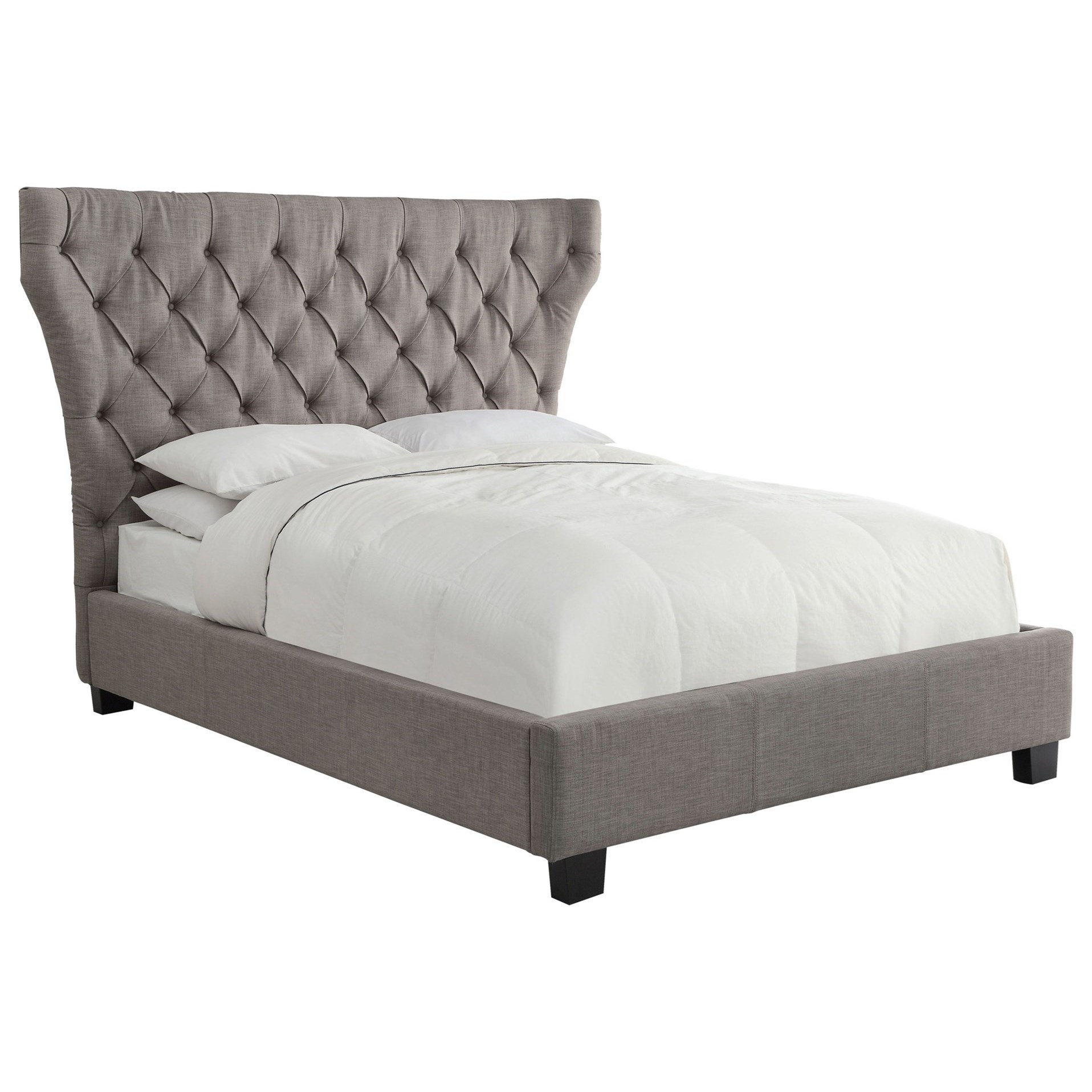 Modus International Geneva Cal King Melina Upholstered Platform Bed