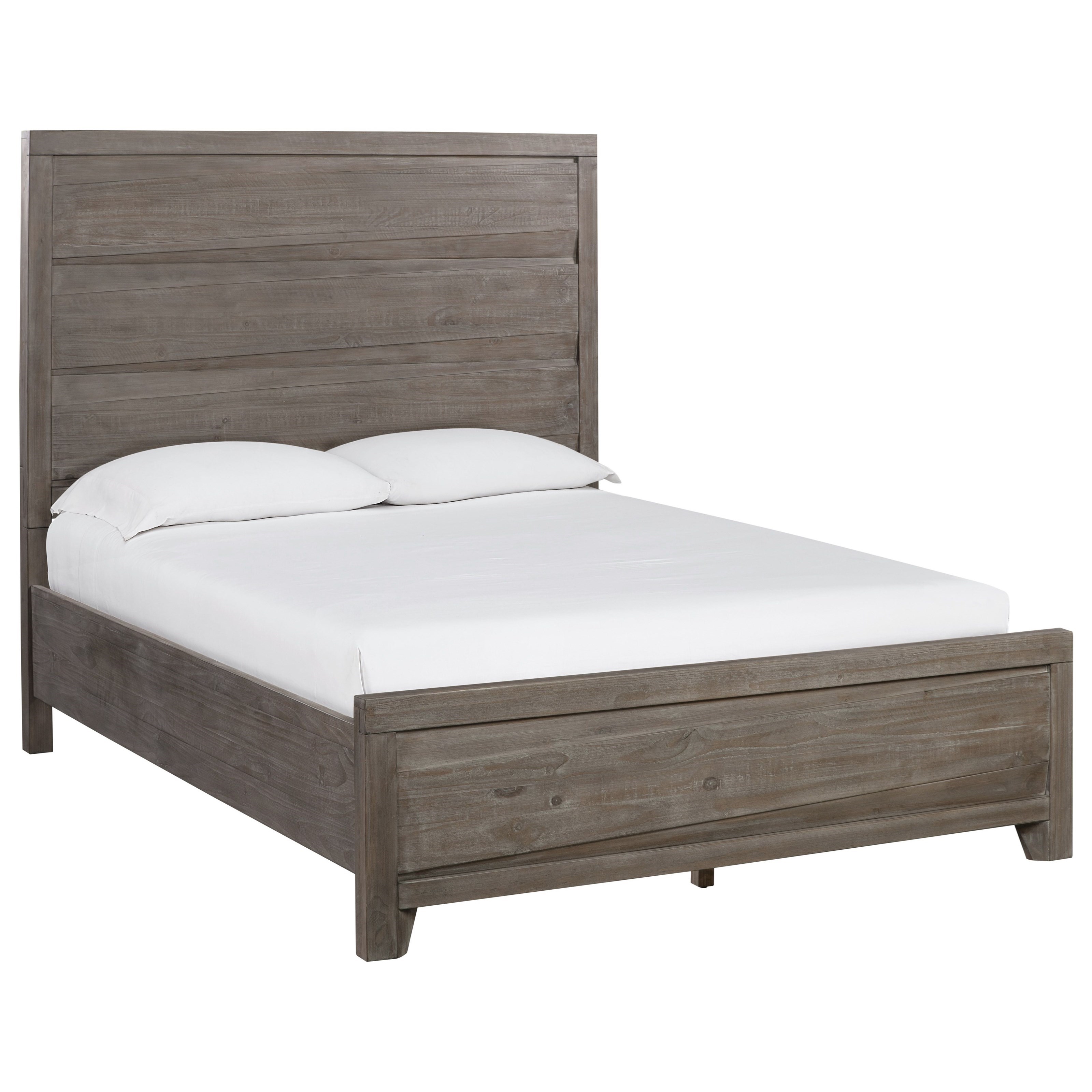 Modus International Hearst Solid Wood King Panel Bed in Sahara Tan A1 Furniture & Mattress