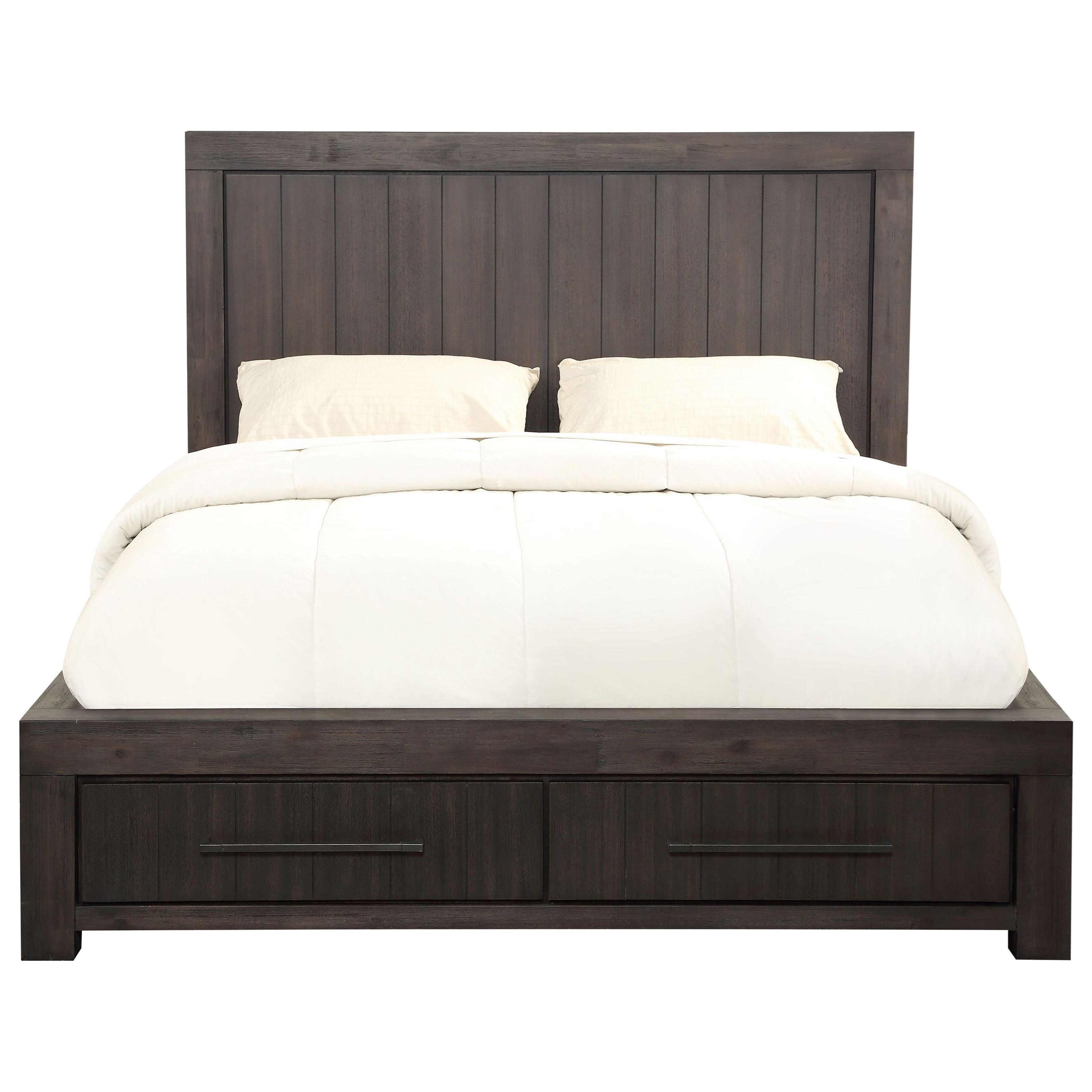 Heath 3H57D6 California King Storage Slat Bed Sadler's Home