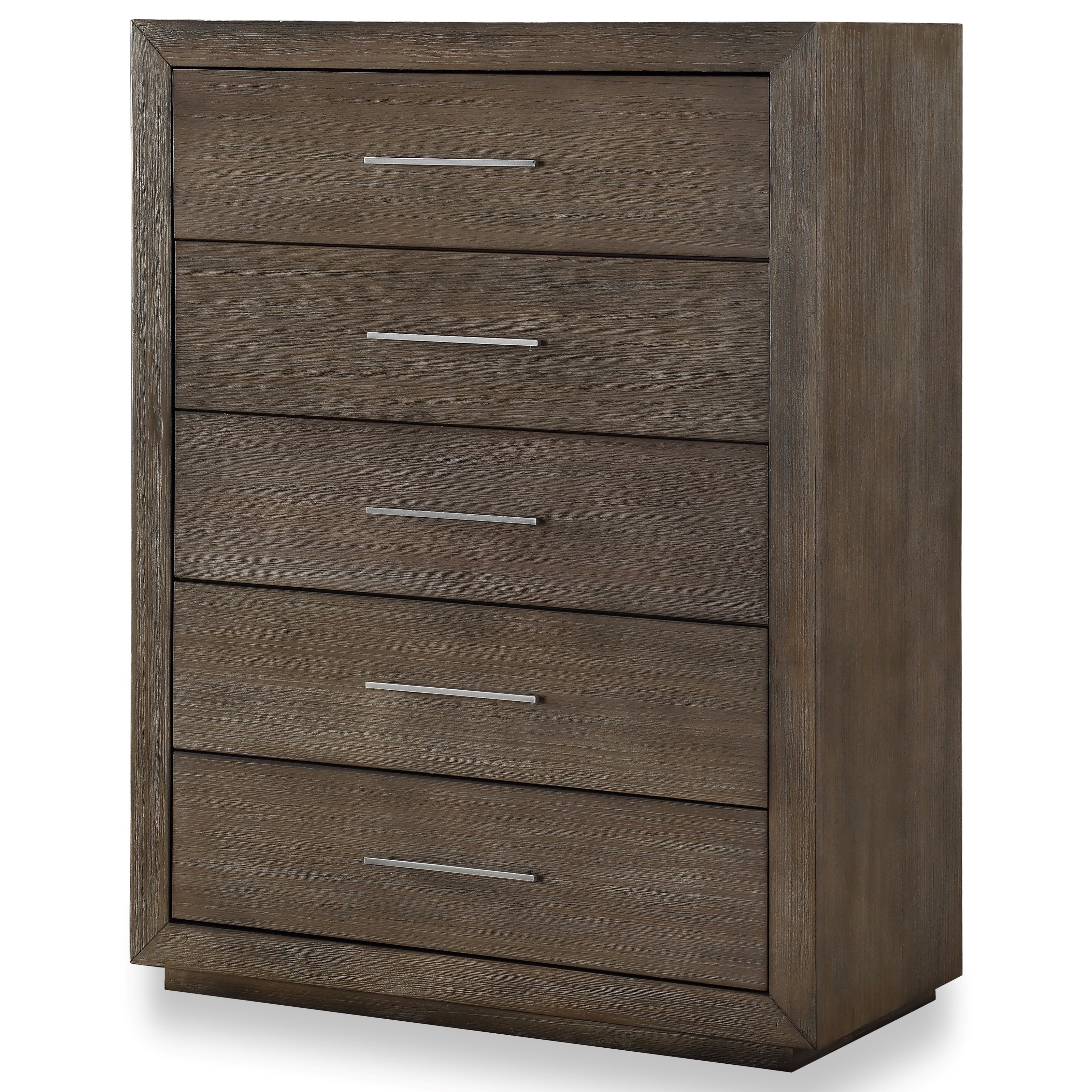 Modus International Melbourne Contemporary 5Drawer Chest with Felt