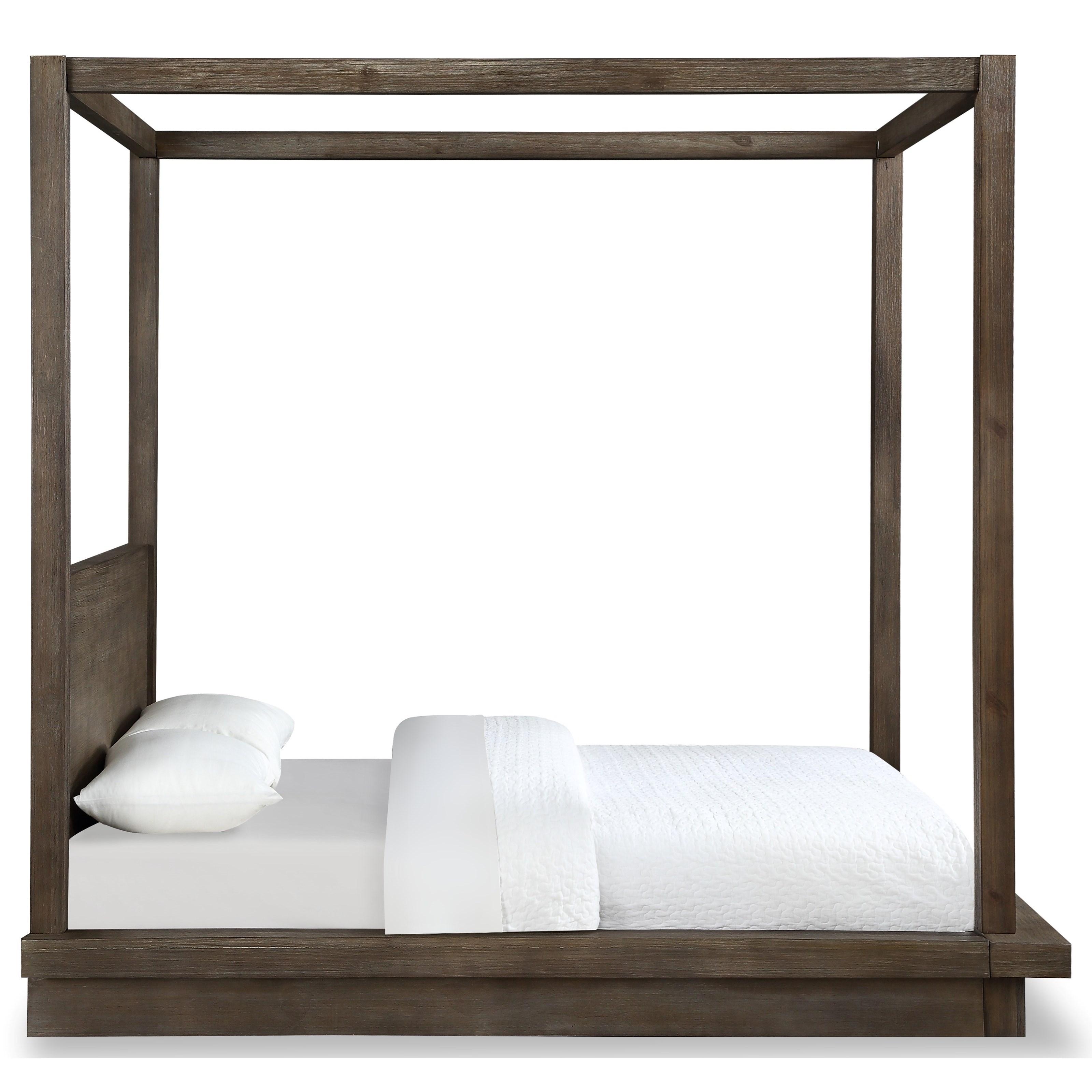 Modus International Melbourne Contemporary King Canopy Bed Reeds