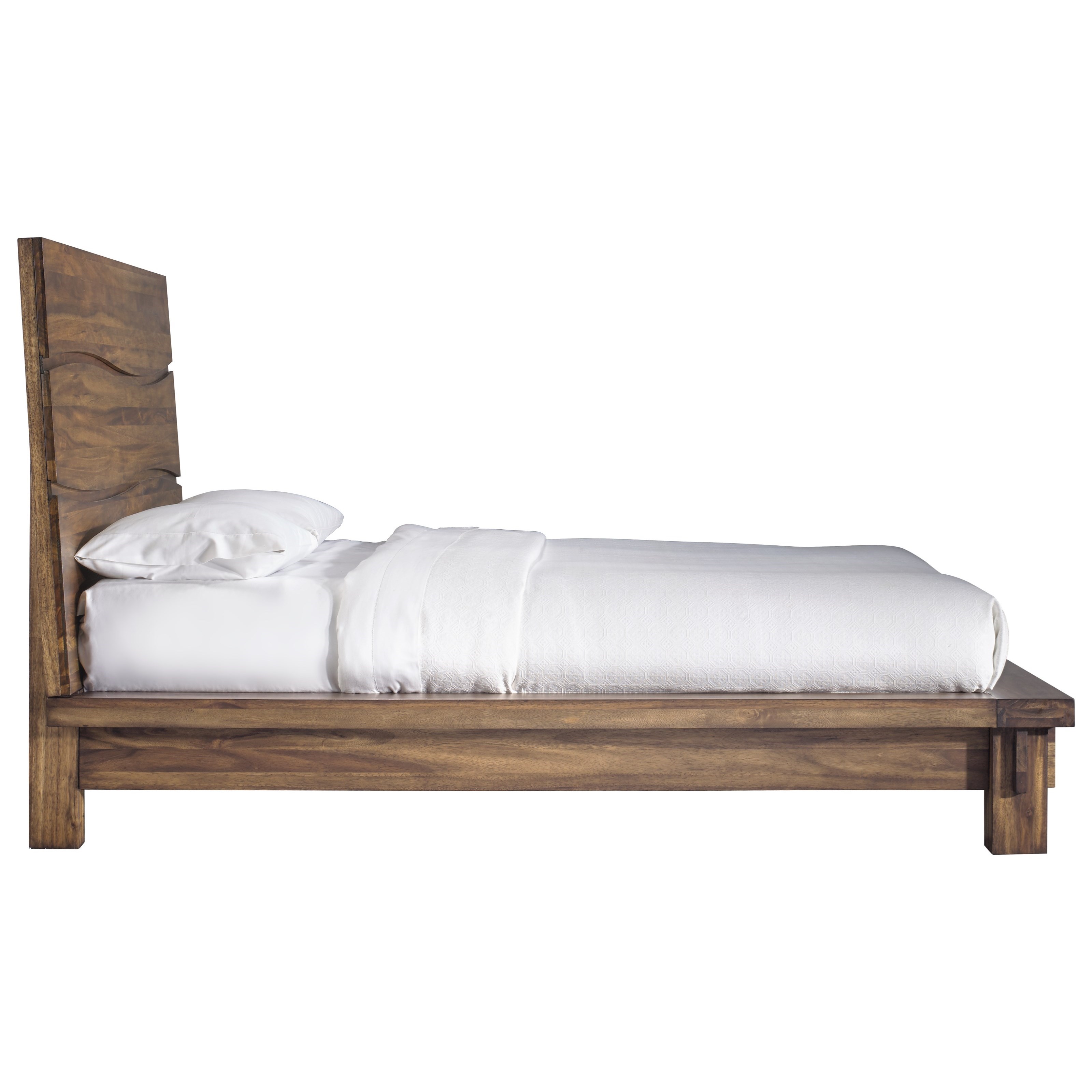 Modus International Ocean Contemporary Solid Wood King Platform Bed
