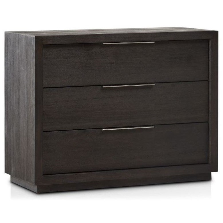 Oxford 3Drawer Nightstand in Basalt Grey Sadler's Home Furnishings