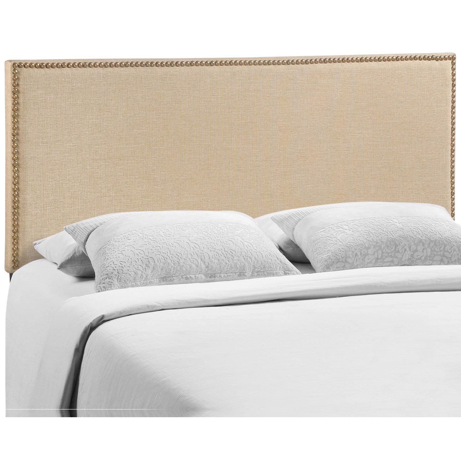 Modway Region Queen Nailhead Upholstered Headboard Value City Furniture Headboards