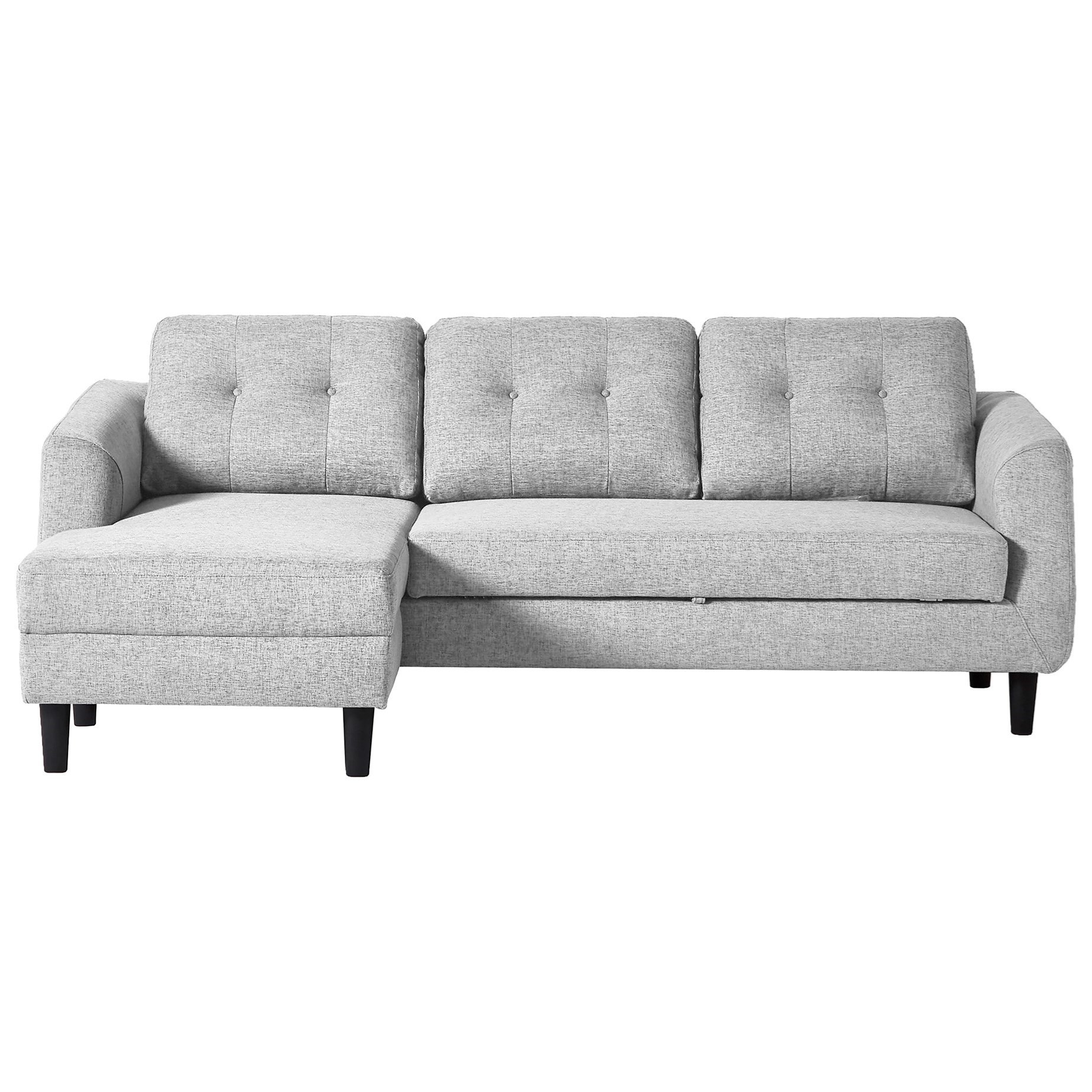 Moe's Home Collection Belagio Contemporary Sofa Bed with Chaise