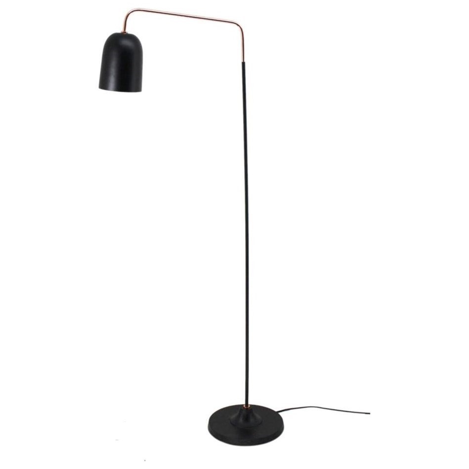 Moe's Home Collection Lighting Black Contemporary Floor Lamp Stoney
