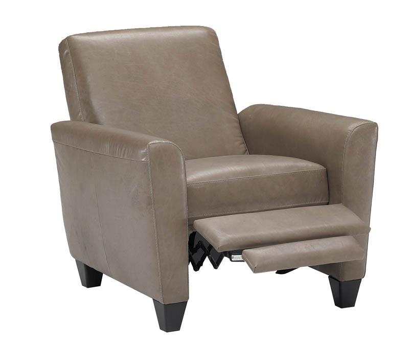 Natuzzi Editions B592 B592004 Contemporary Leather Leg Recliner Baer