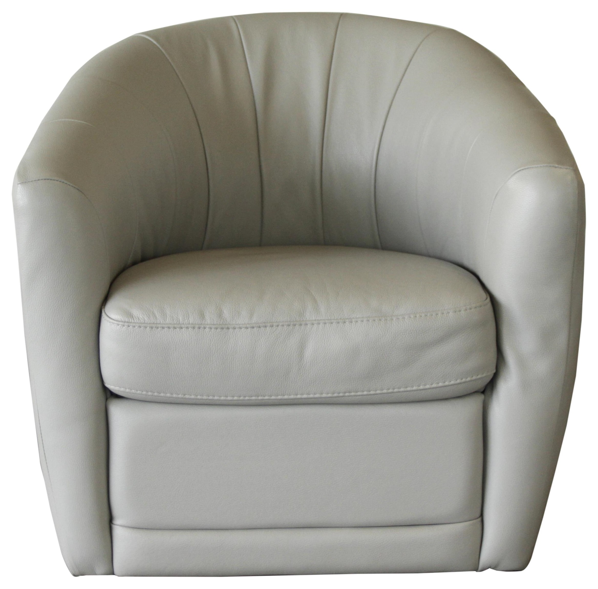 Natuzzi Editions Giada Swivel Chair HomeWorld Furniture Upholstered