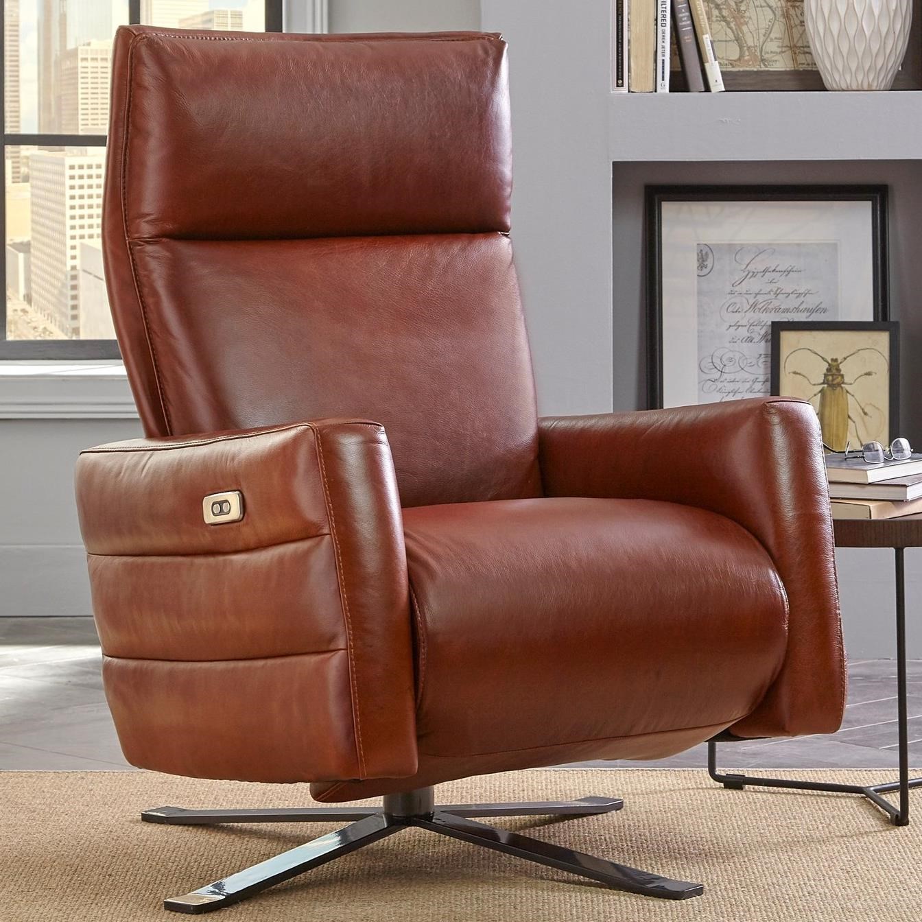 Natuzzi Editions B958 B958E44 Contemporary Battery Pack Power Recliner