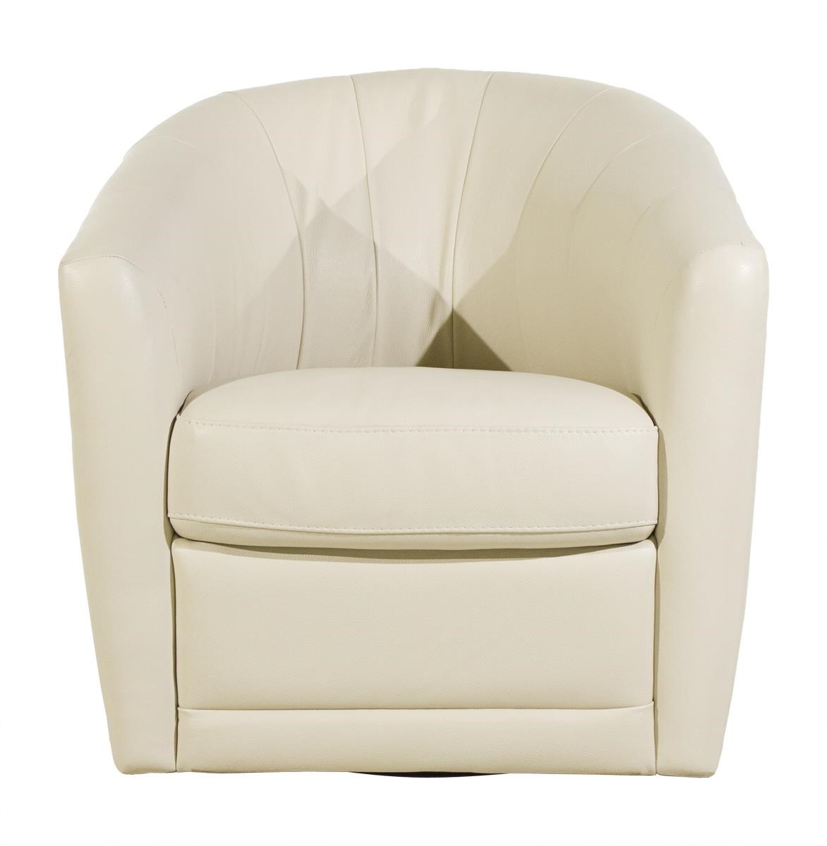 Natuzzi Editions Giada Swivel Chair HomeWorld Furniture Upholstered