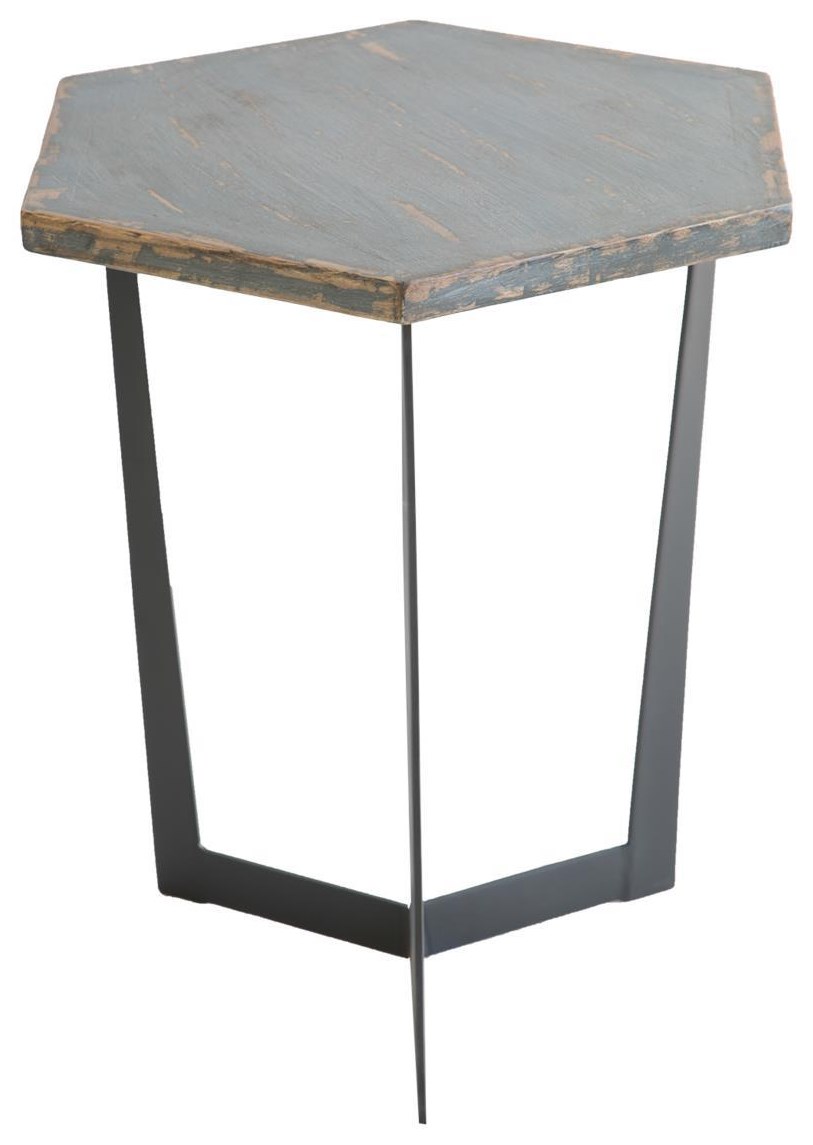 Nest Home Collections Hex Hex Accent Table Malouf Furniture Co. End