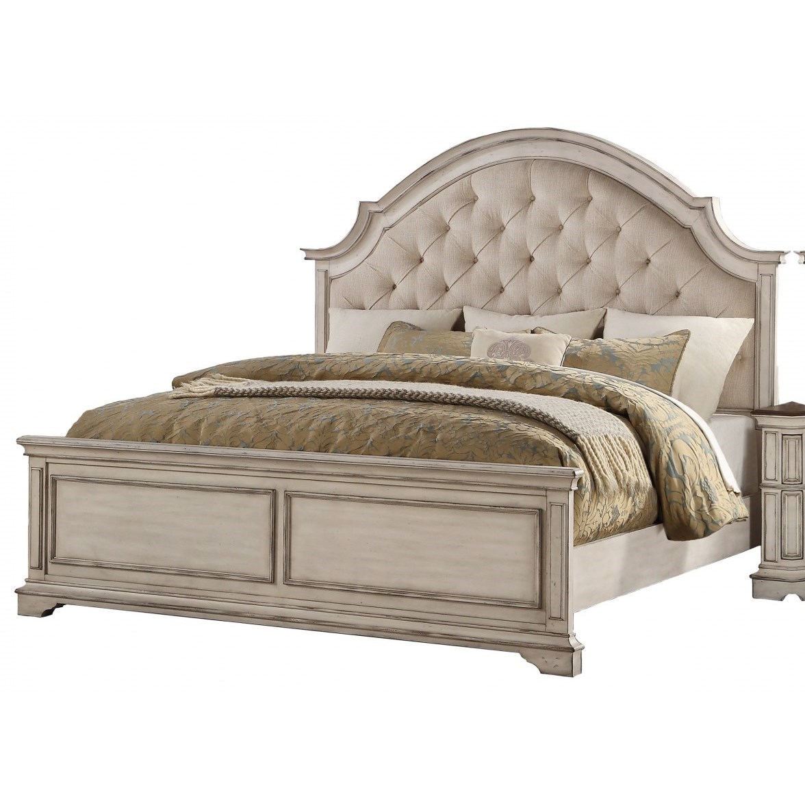 New Classic Anastasia B1731-310+20+30 Relaxed Vintage Queen Bed with