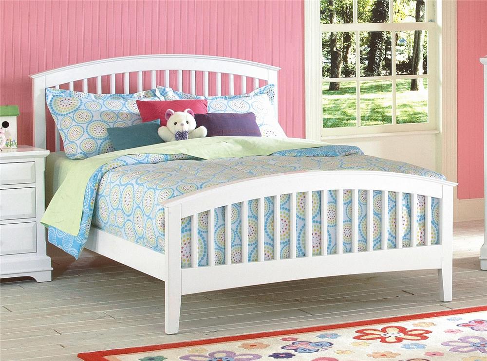 New Classic Bayfront Full Slat Bed Conlin's Furniture Headboard