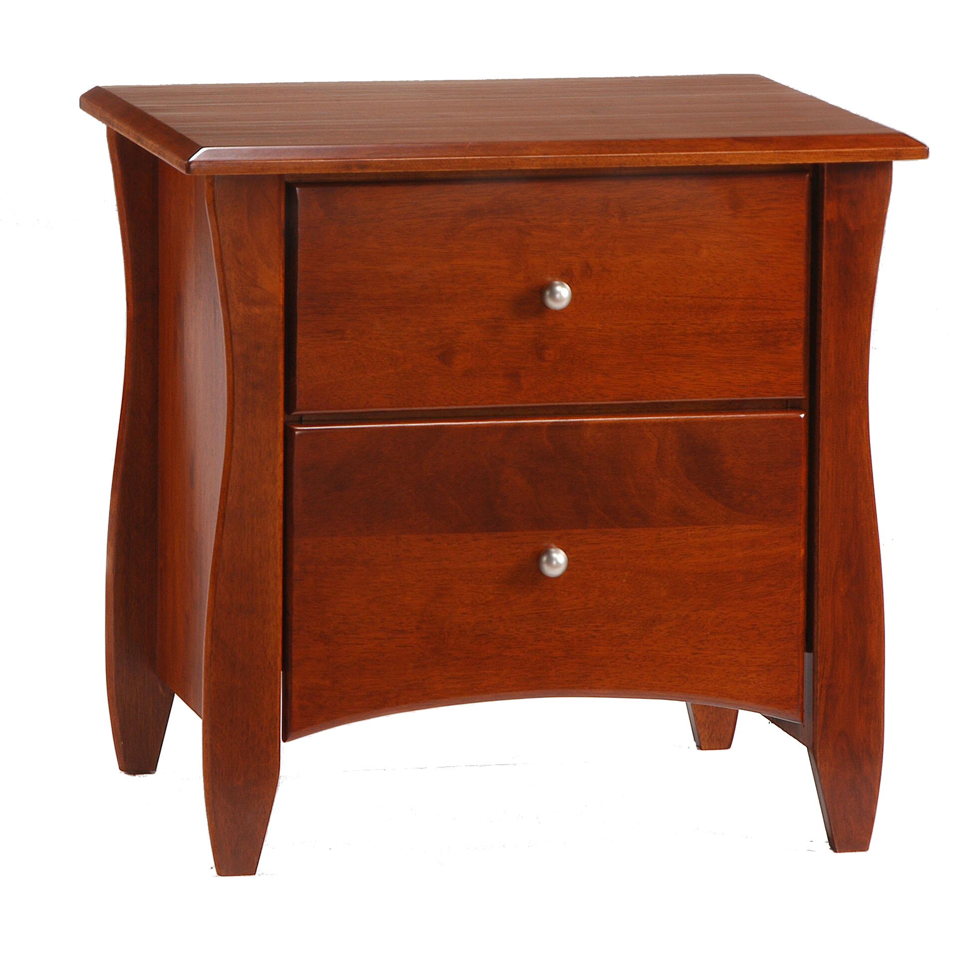 Night & Day Furniture Spice Clove 2 Drawer Night Stand Godby Home